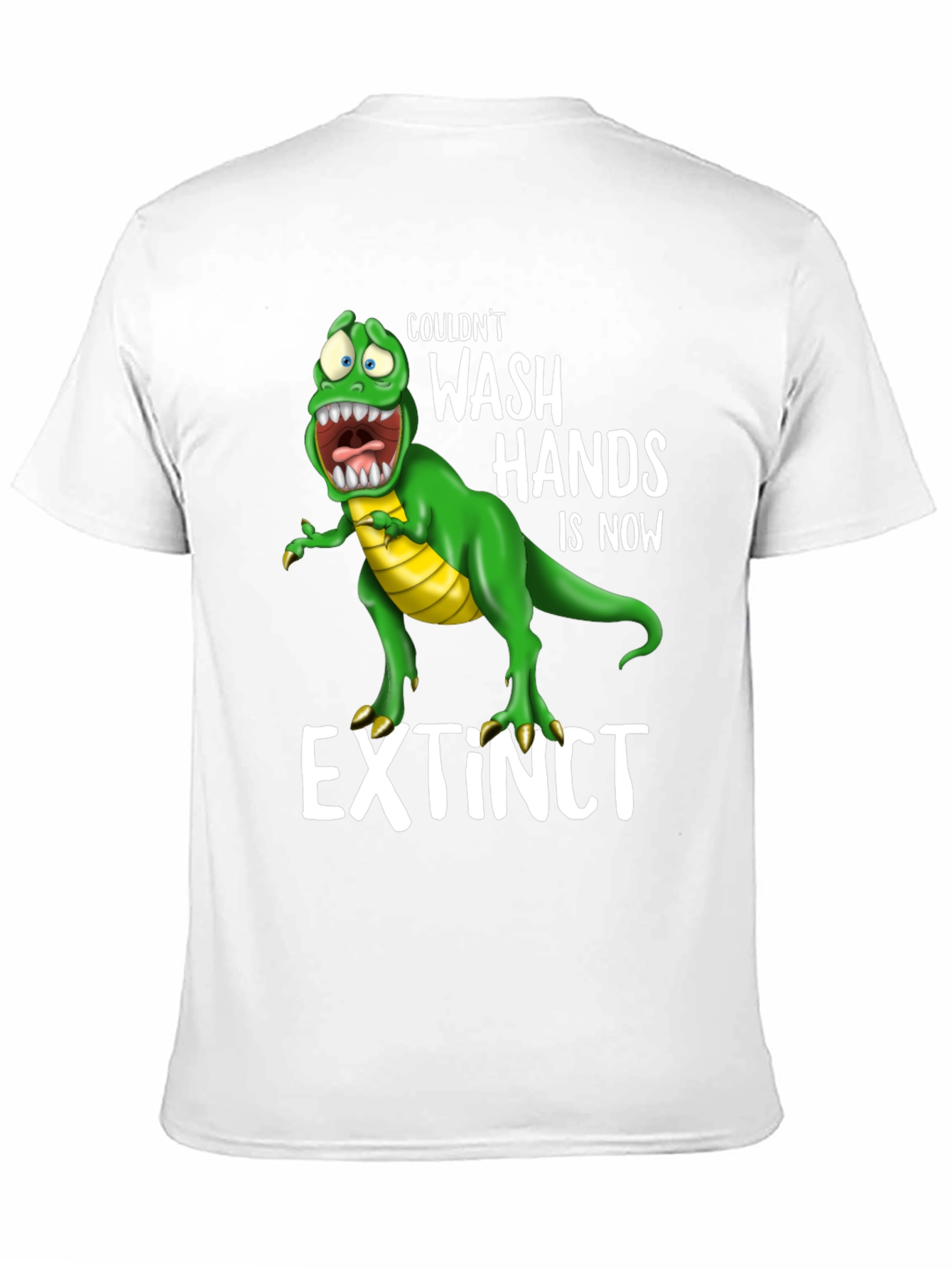 Extinct Dinosaur Wash Hands T-Shirt