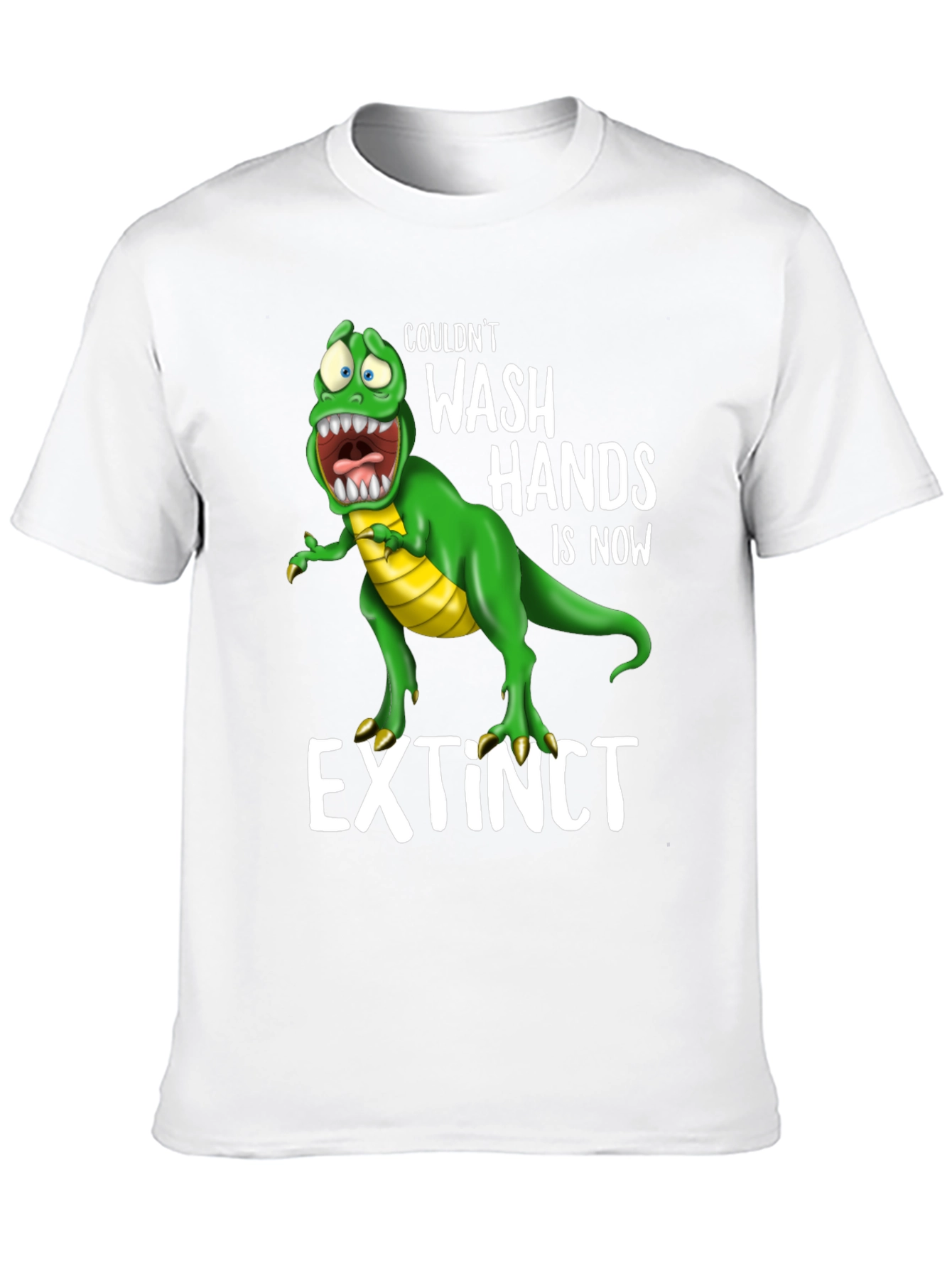 Extinct Dinosaur Wash Hands T-Shirt