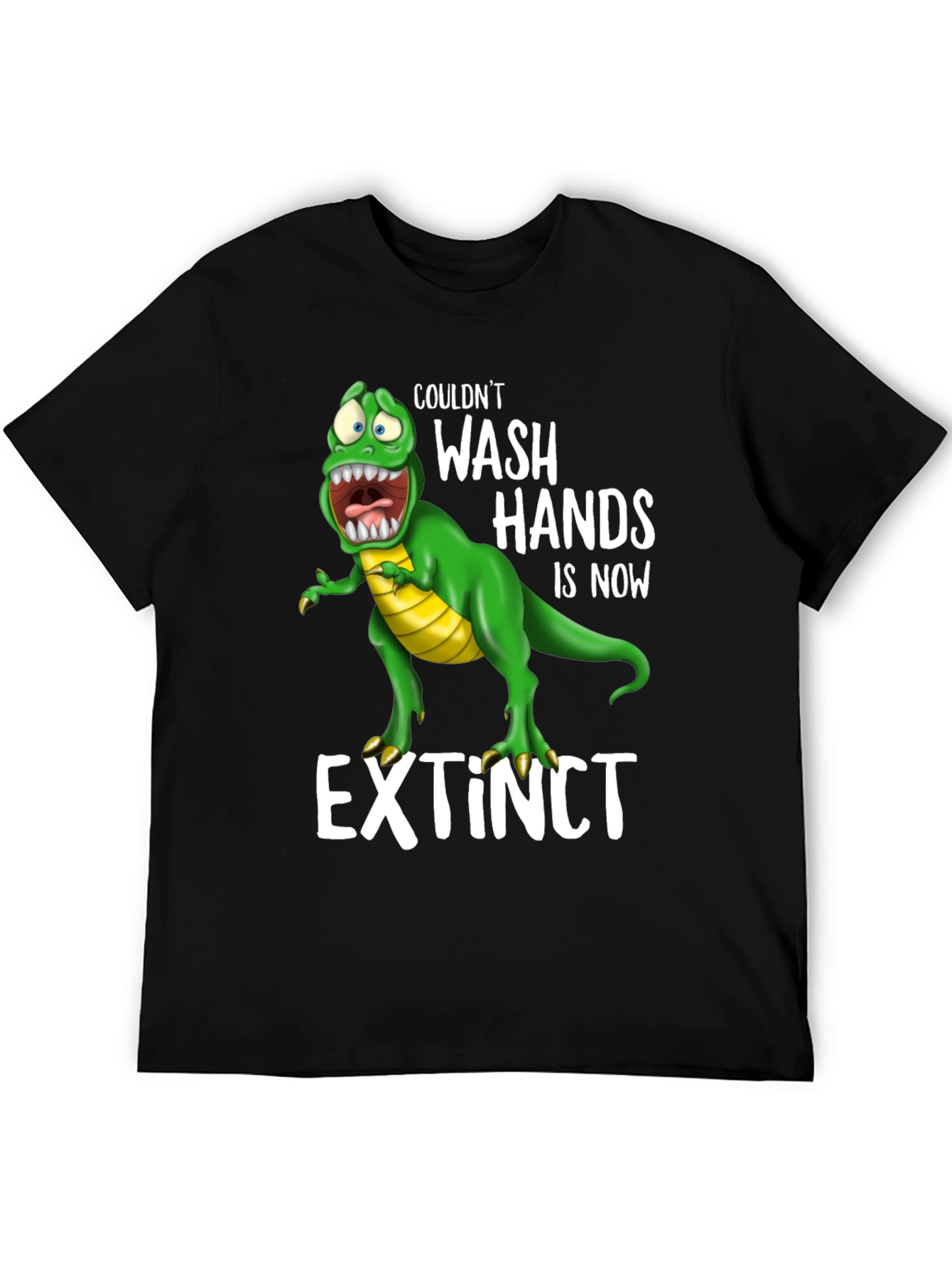 Extinct Dinosaur Wash Hands T-Shirt