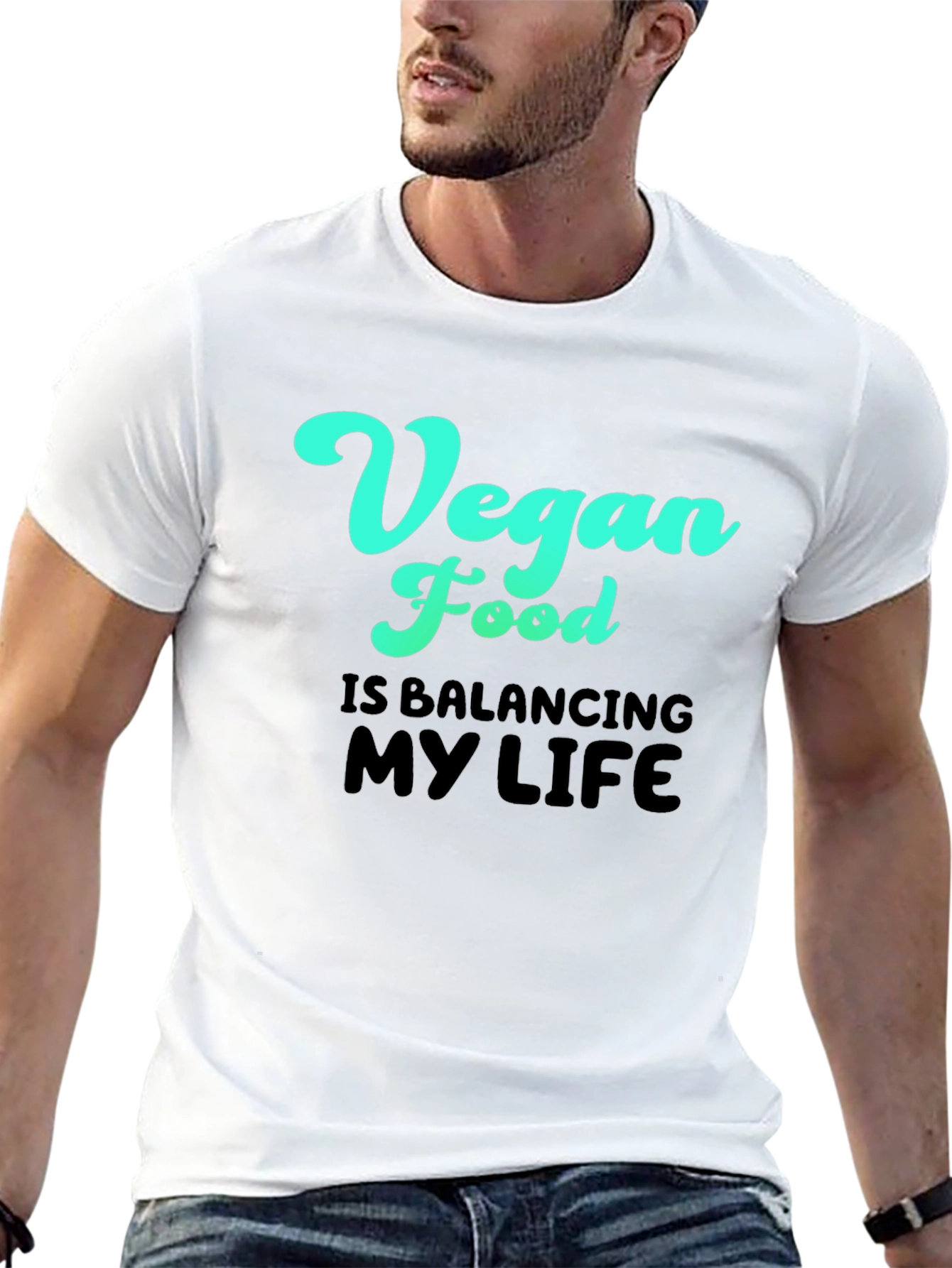 Vegan Food Balancing Life Tee