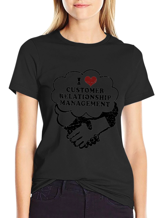I Heart CRM Black Graphic T-Shirt