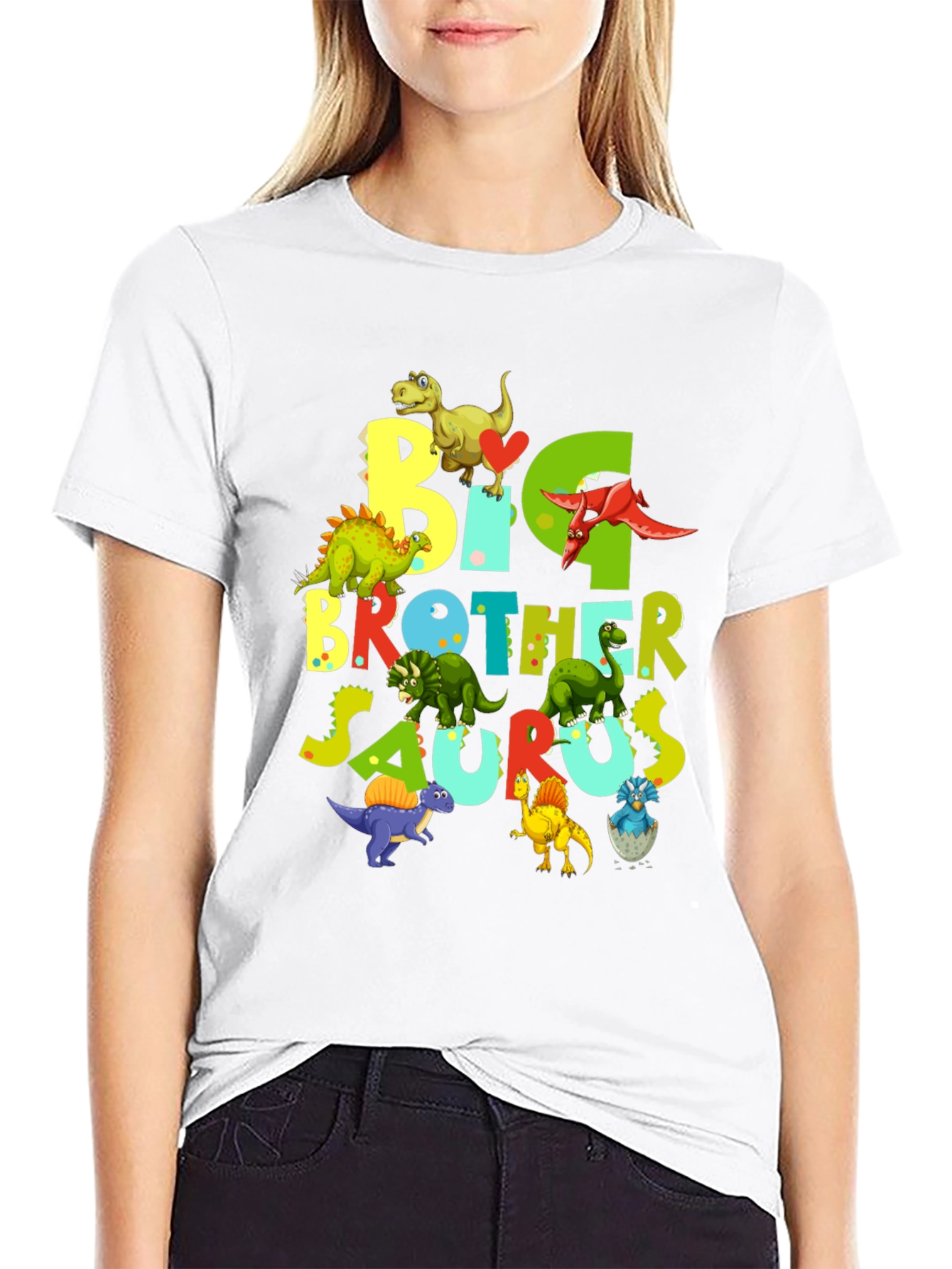 Big Brother Saurus Dinosaur T-Shirt