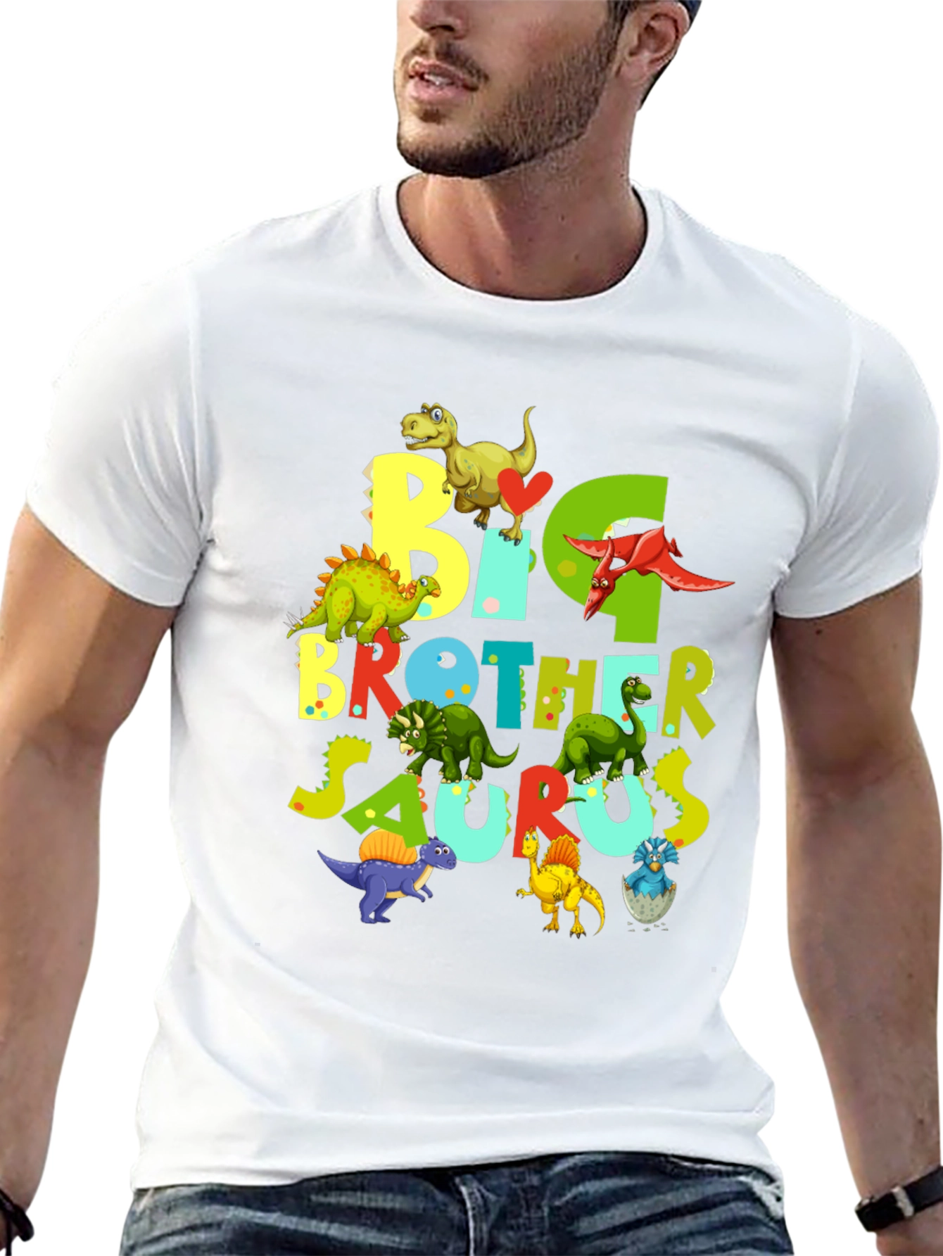 Big Brother Saurus Dinosaur T-Shirt