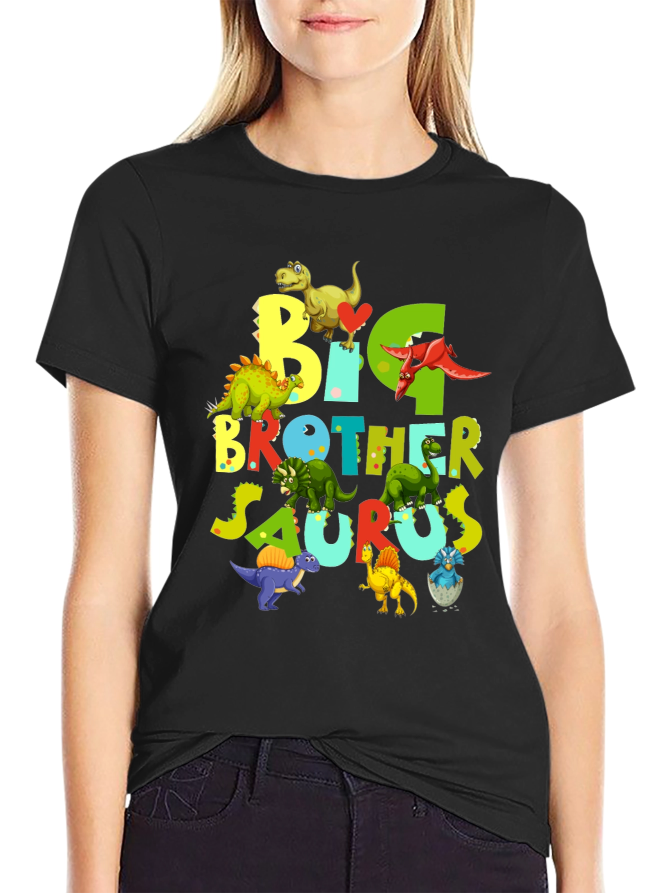 Big Brother Saurus Dinosaur T-Shirt