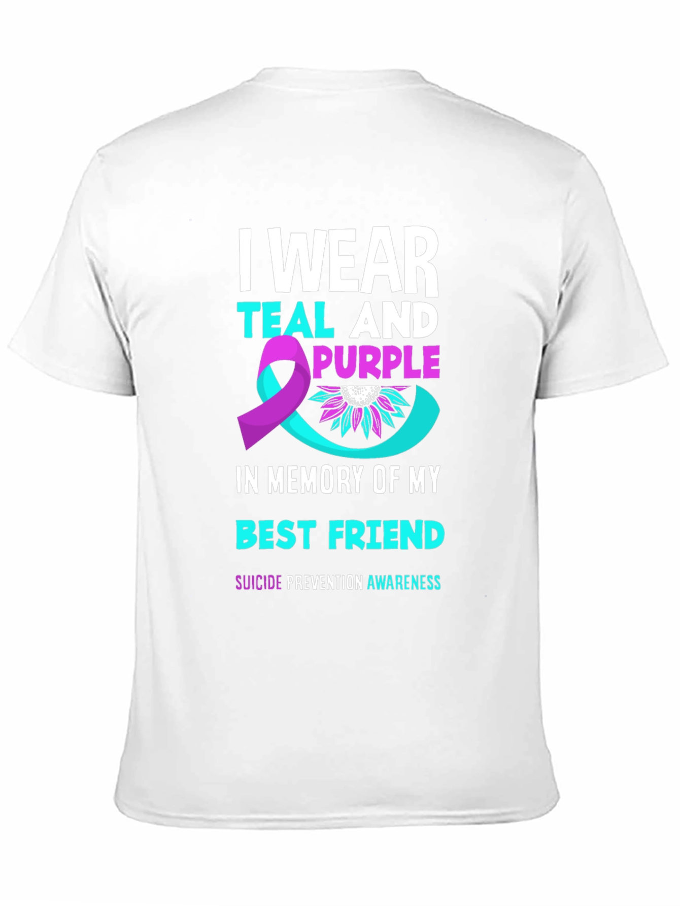 Teal & Purple Suicide Prevention Awareness T-Shirt