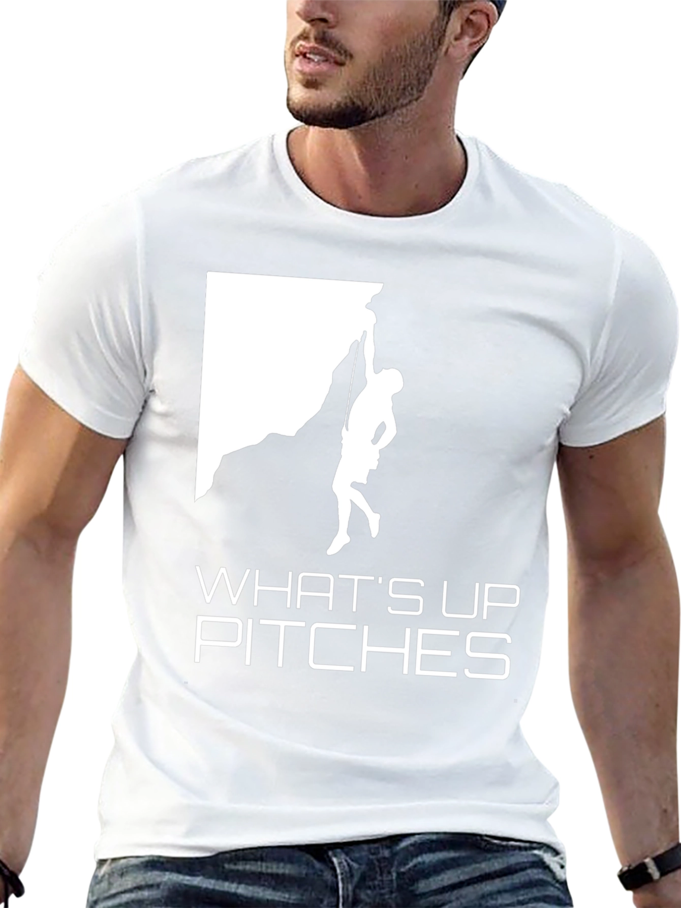 Whats Up Pitches Climbing T-Shirt