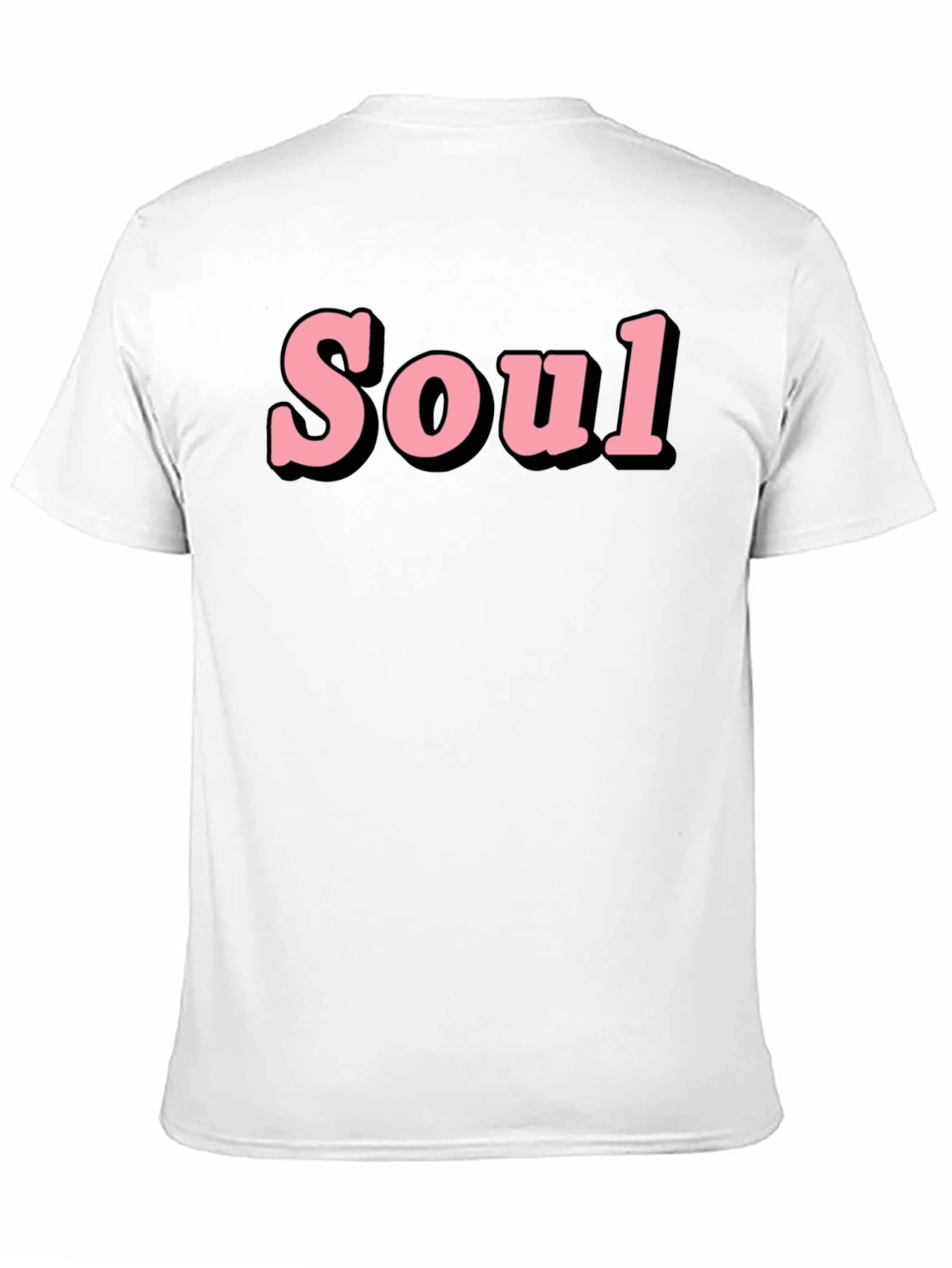 Stylish Soul Graphic T-Shirt - Black