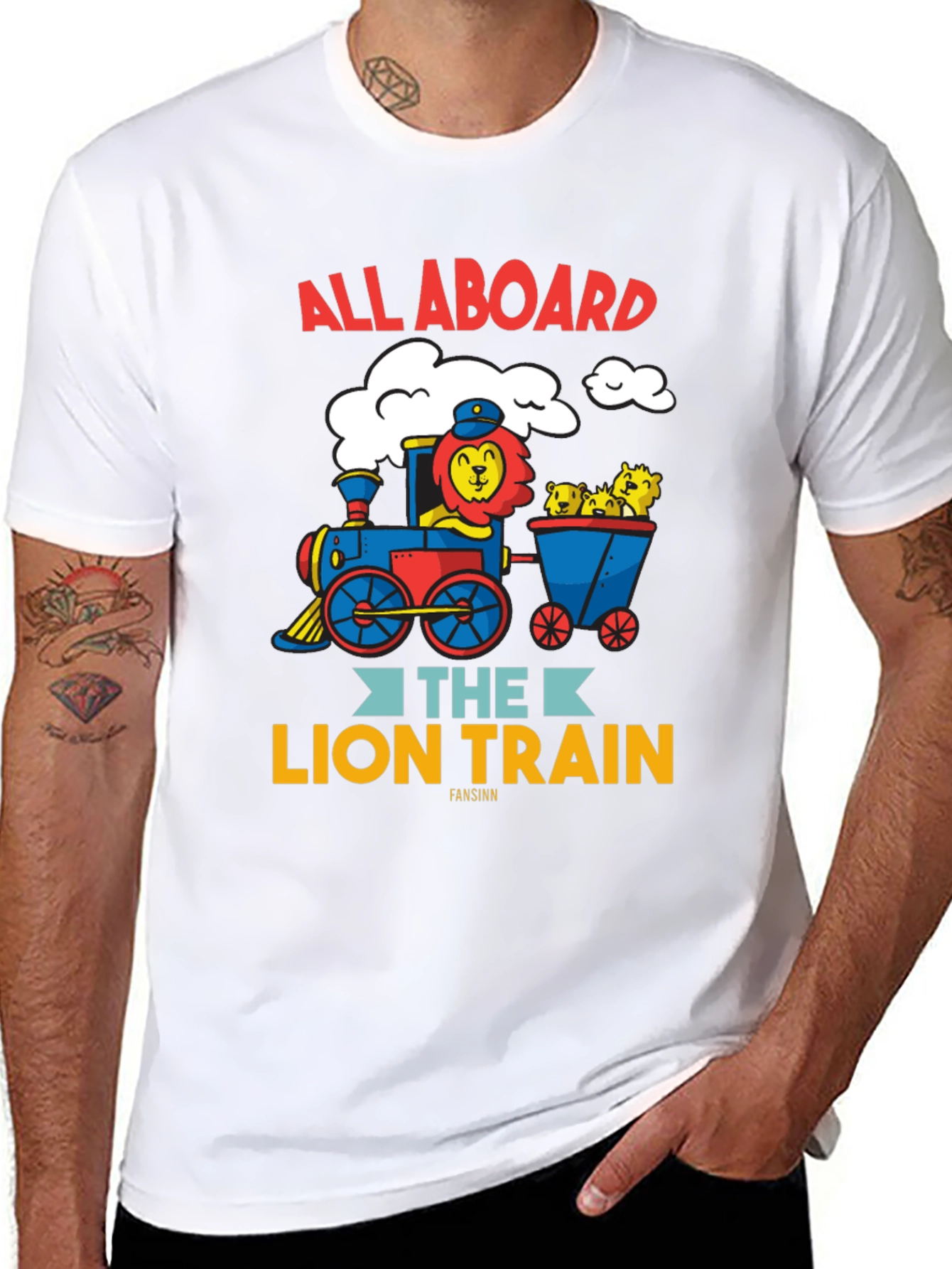 All Aboard the Lion Train T-Shirt