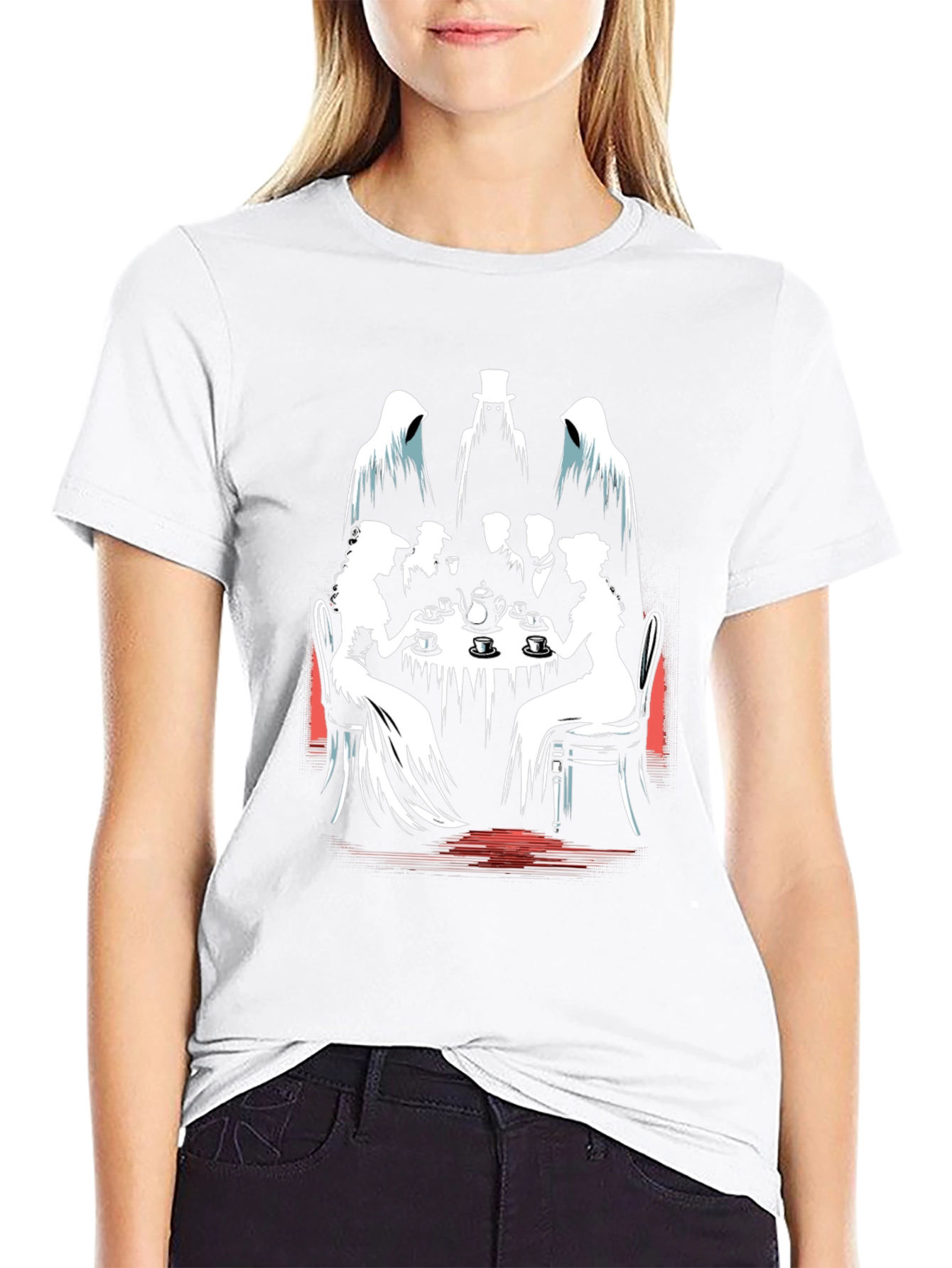 Ghostly Tea Party Graphic Tee