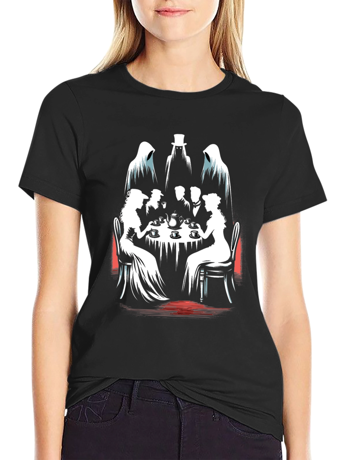 Ghostly Tea Party Graphic Tee