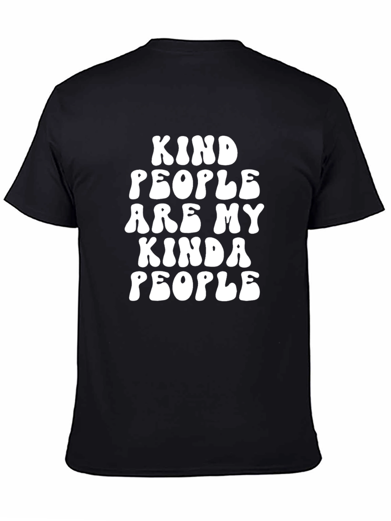 Kind People Graphic T-Shirt - Black