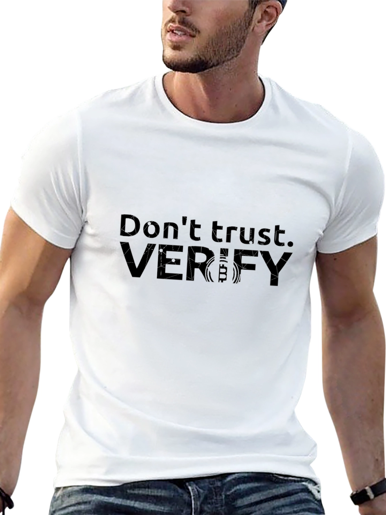 Dont Trust Verify Bitcoin T-Shirt - Crypto Tee