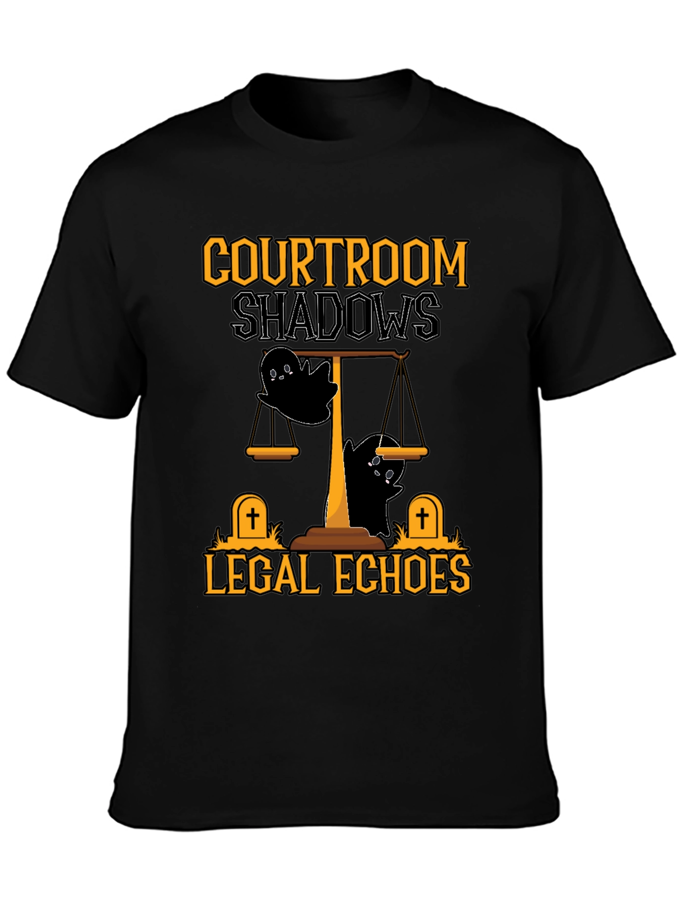 Courtroom Shadows Halloween T-Shirt
