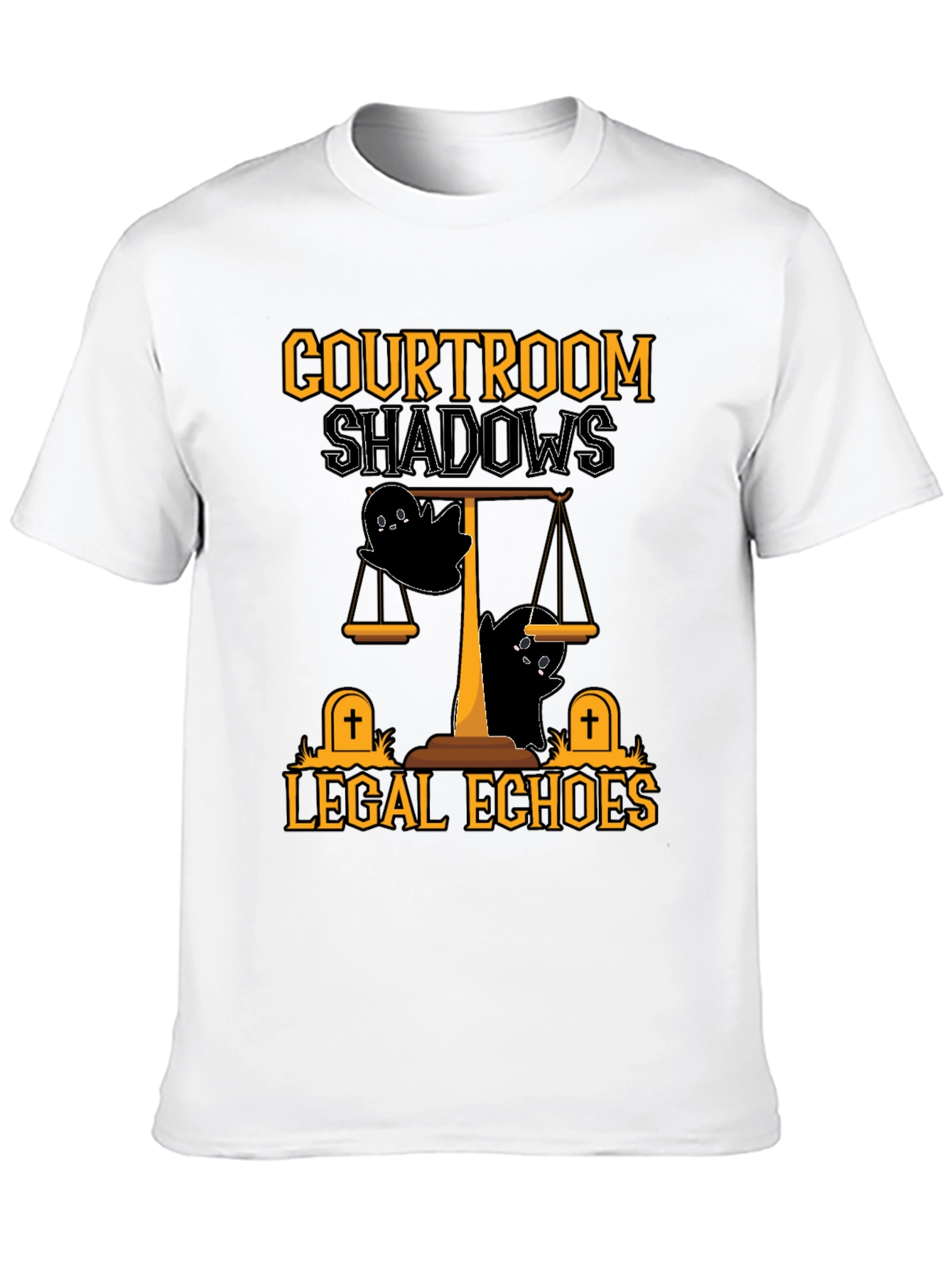 Courtroom Shadows Halloween T-Shirt