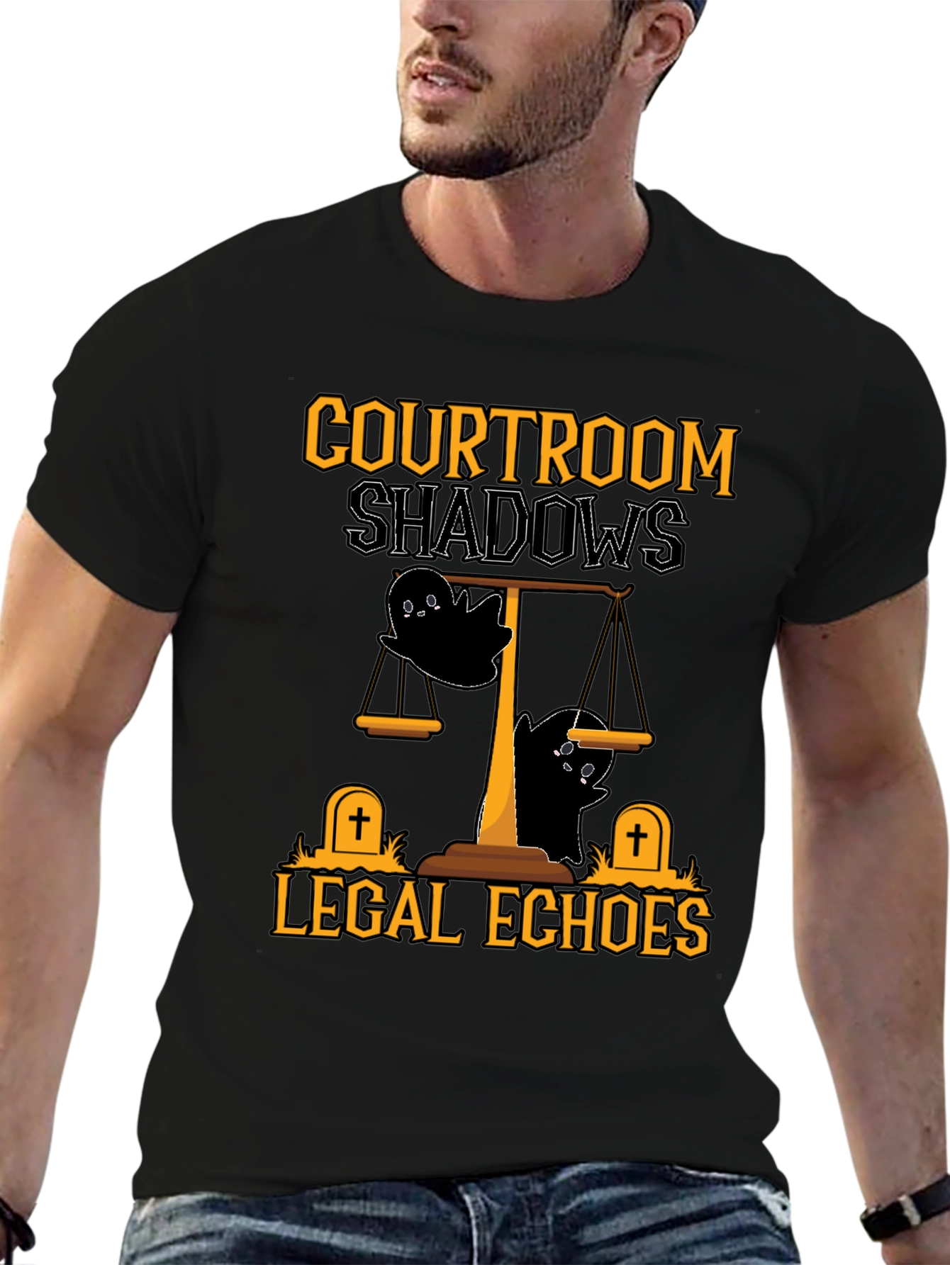 Courtroom Shadows Halloween T-Shirt