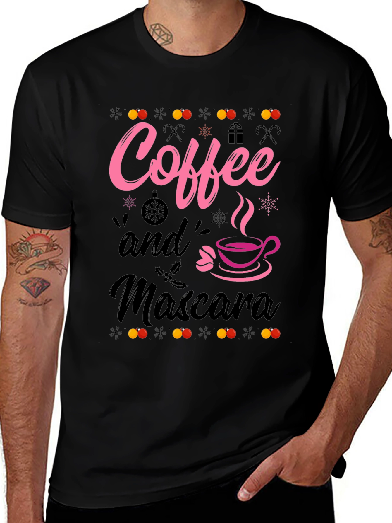 Coffee and Mascara Graphic Tee