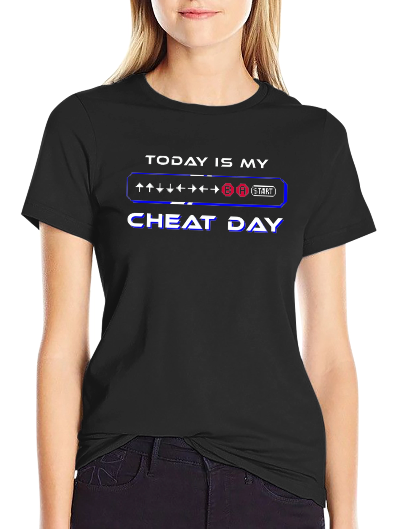Today is my Cheat Day T-Shirt Retro Gaming Style