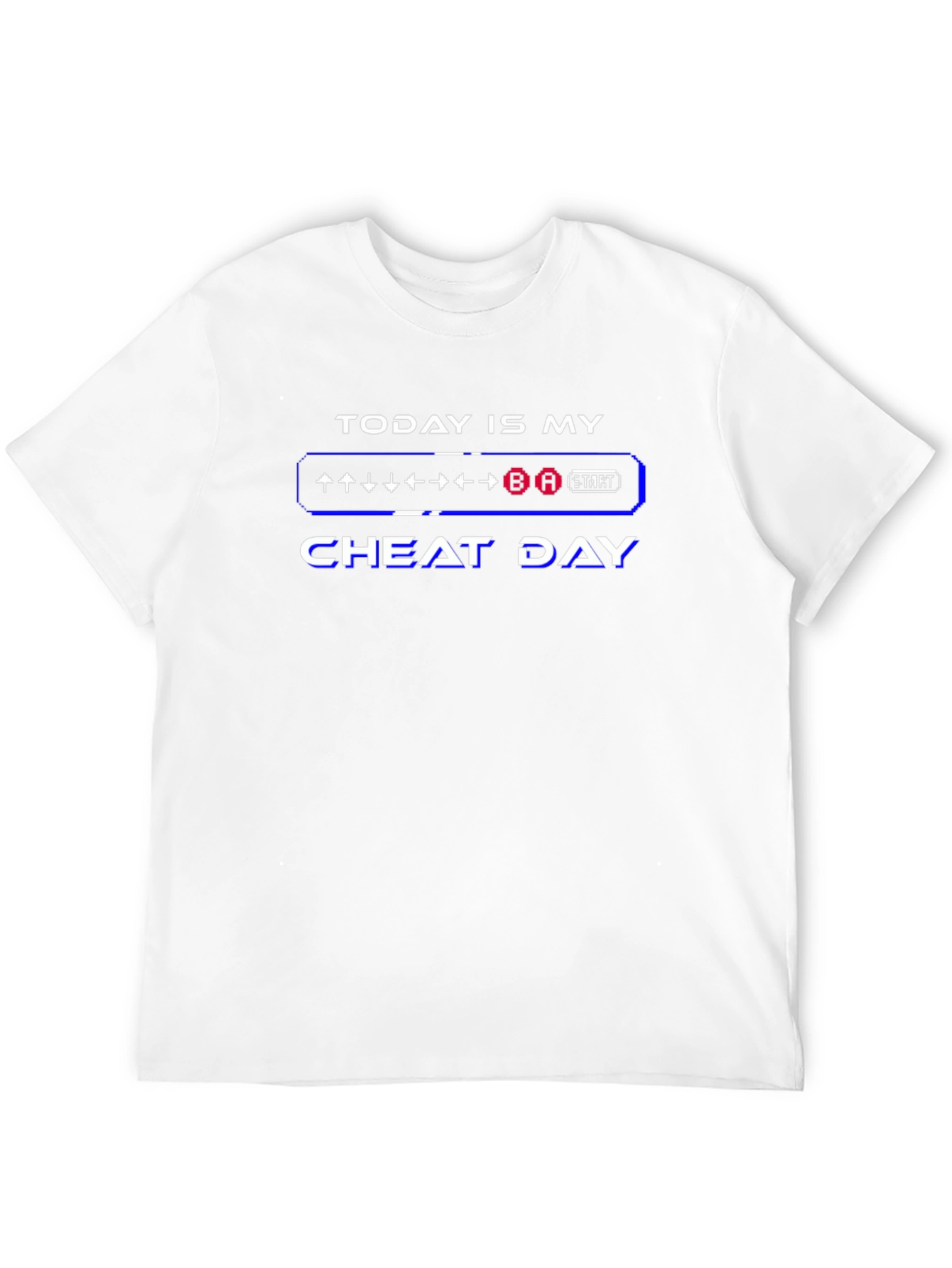 Today is my Cheat Day T-Shirt Retro Gaming Style