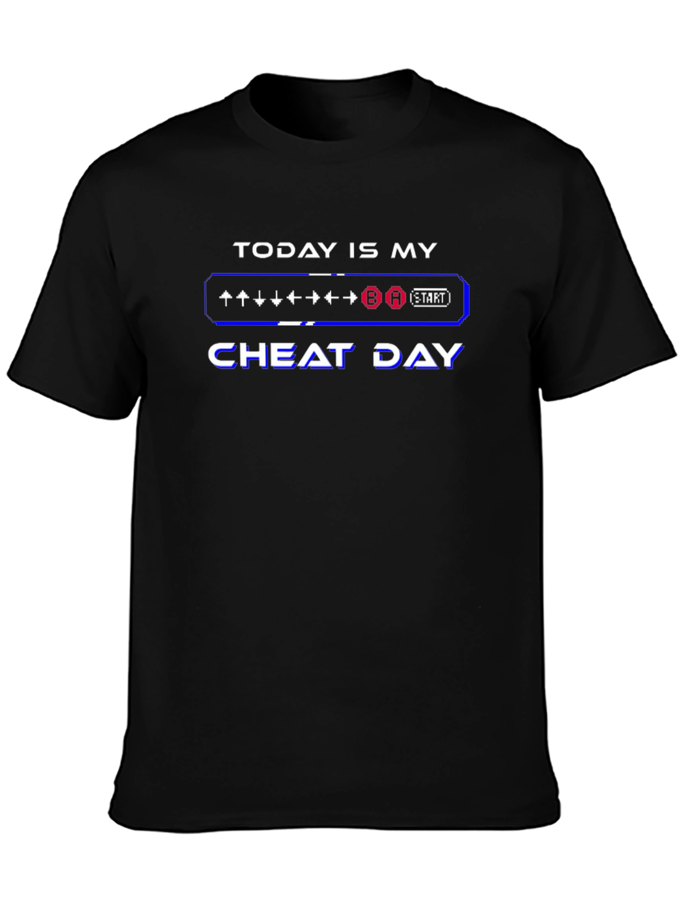 Today is my Cheat Day T-Shirt Retro Gaming Style