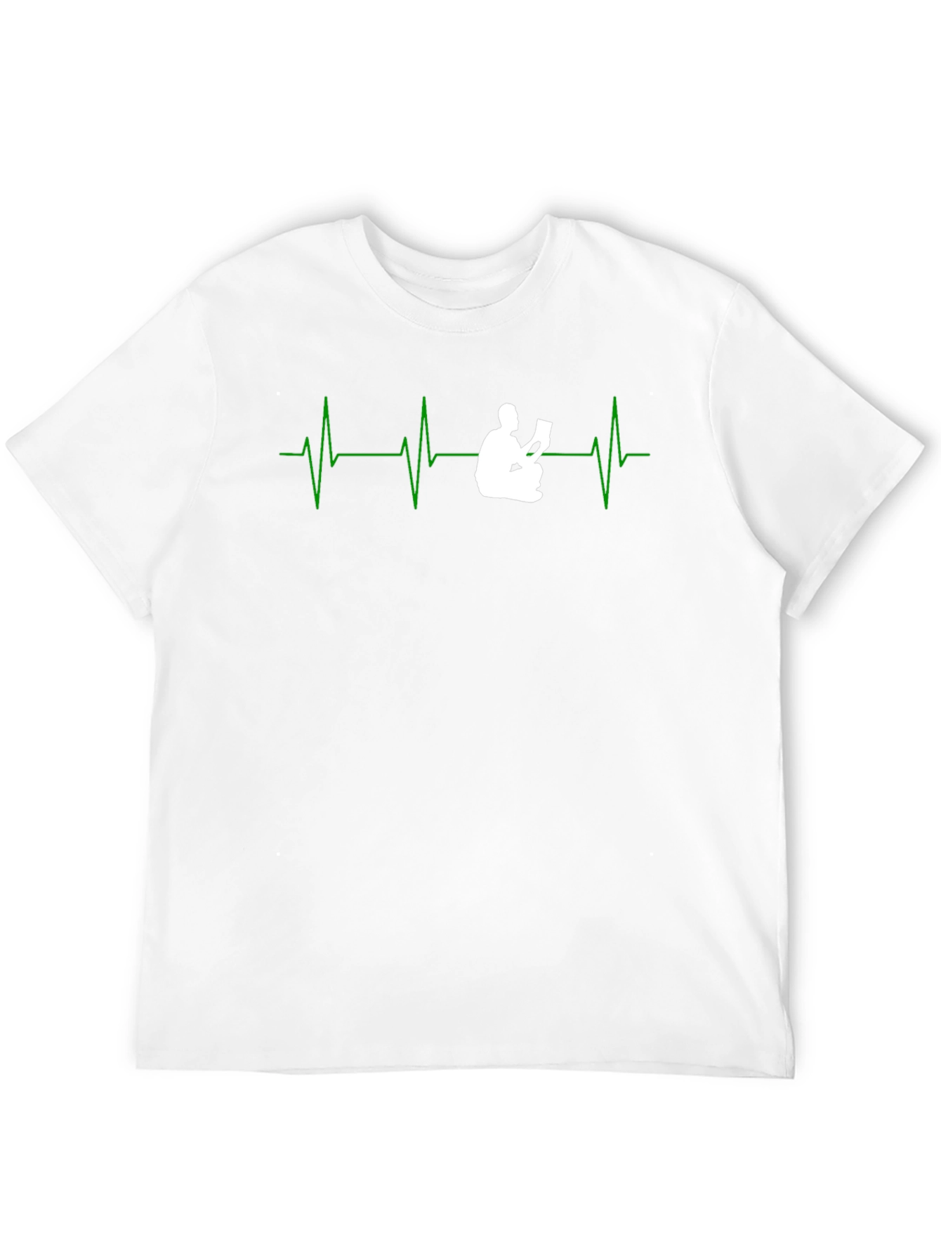 Book Lover Heartbeat Graphic T-Shirt