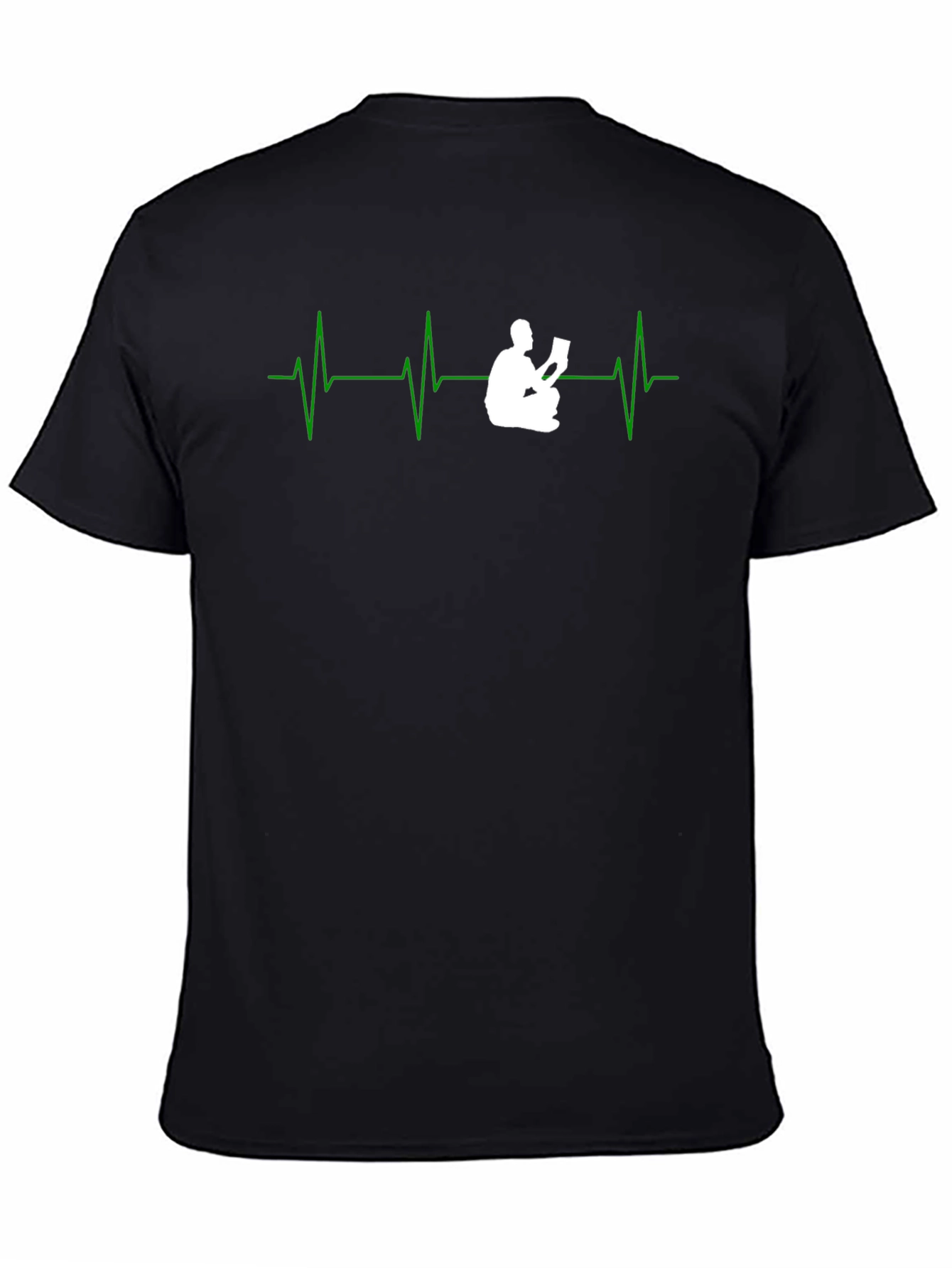 Book Lover Heartbeat Graphic T-Shirt