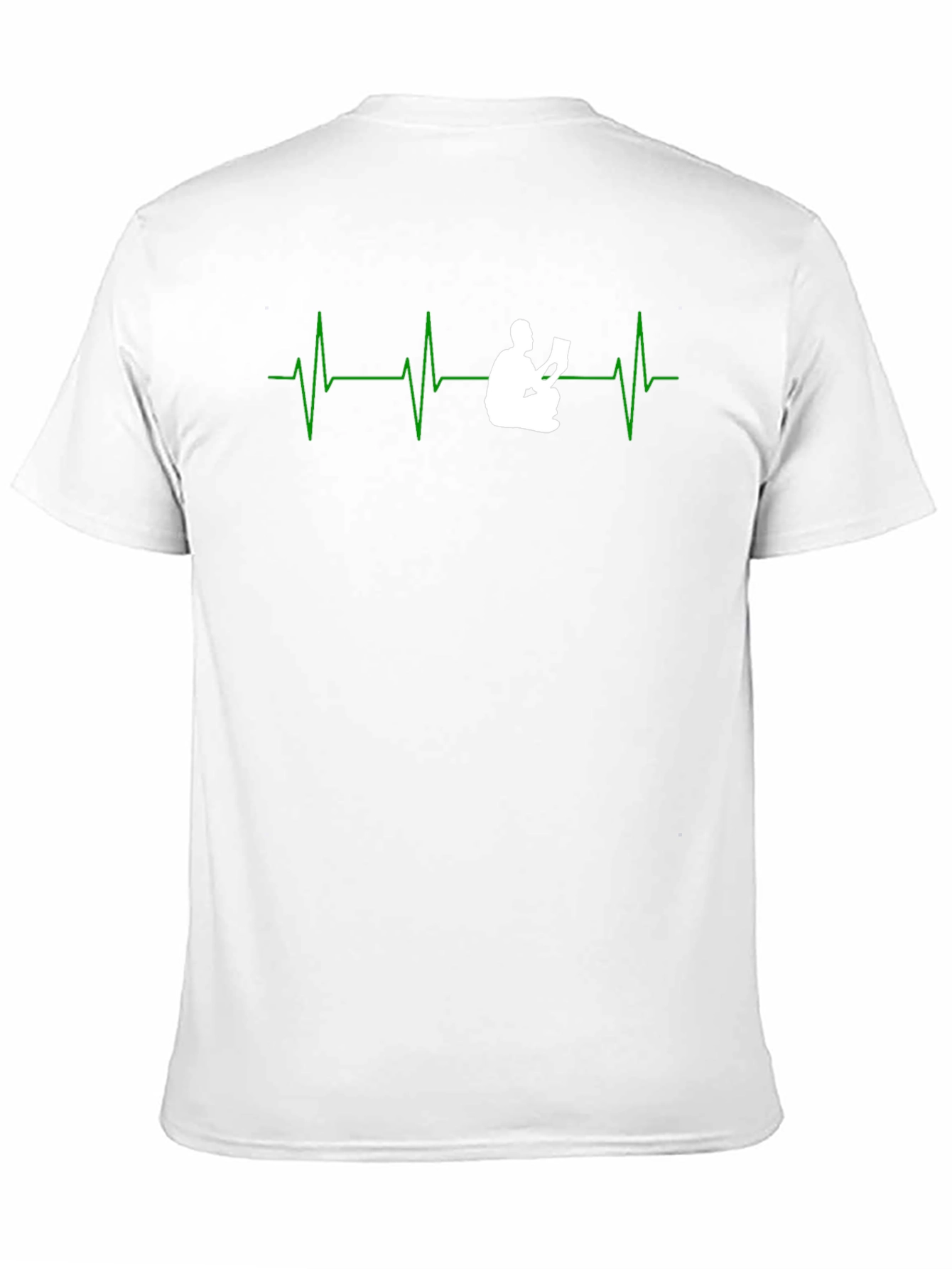 Book Lover Heartbeat Graphic T-Shirt