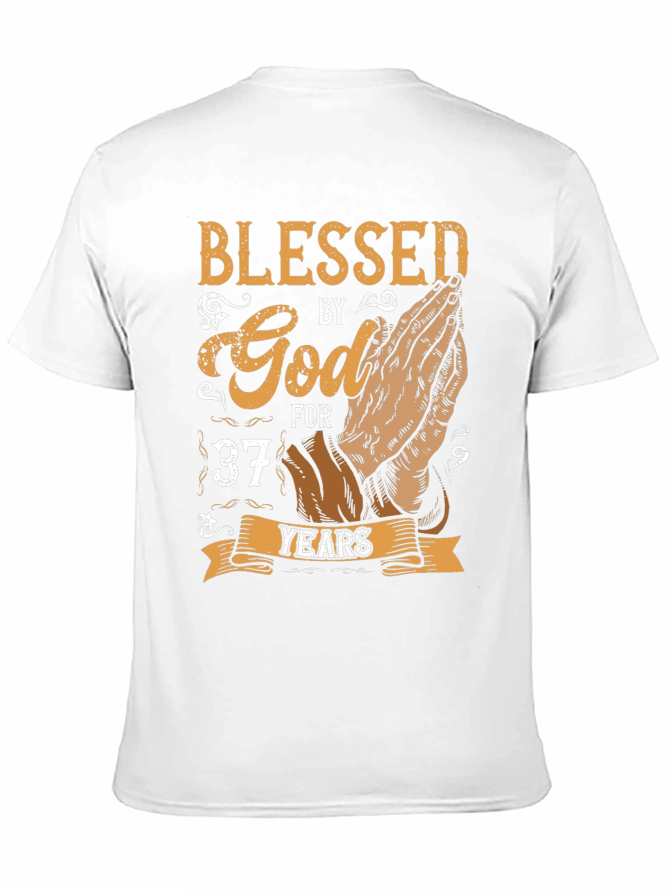 Blessed by God Graphic Tee - 37 Years