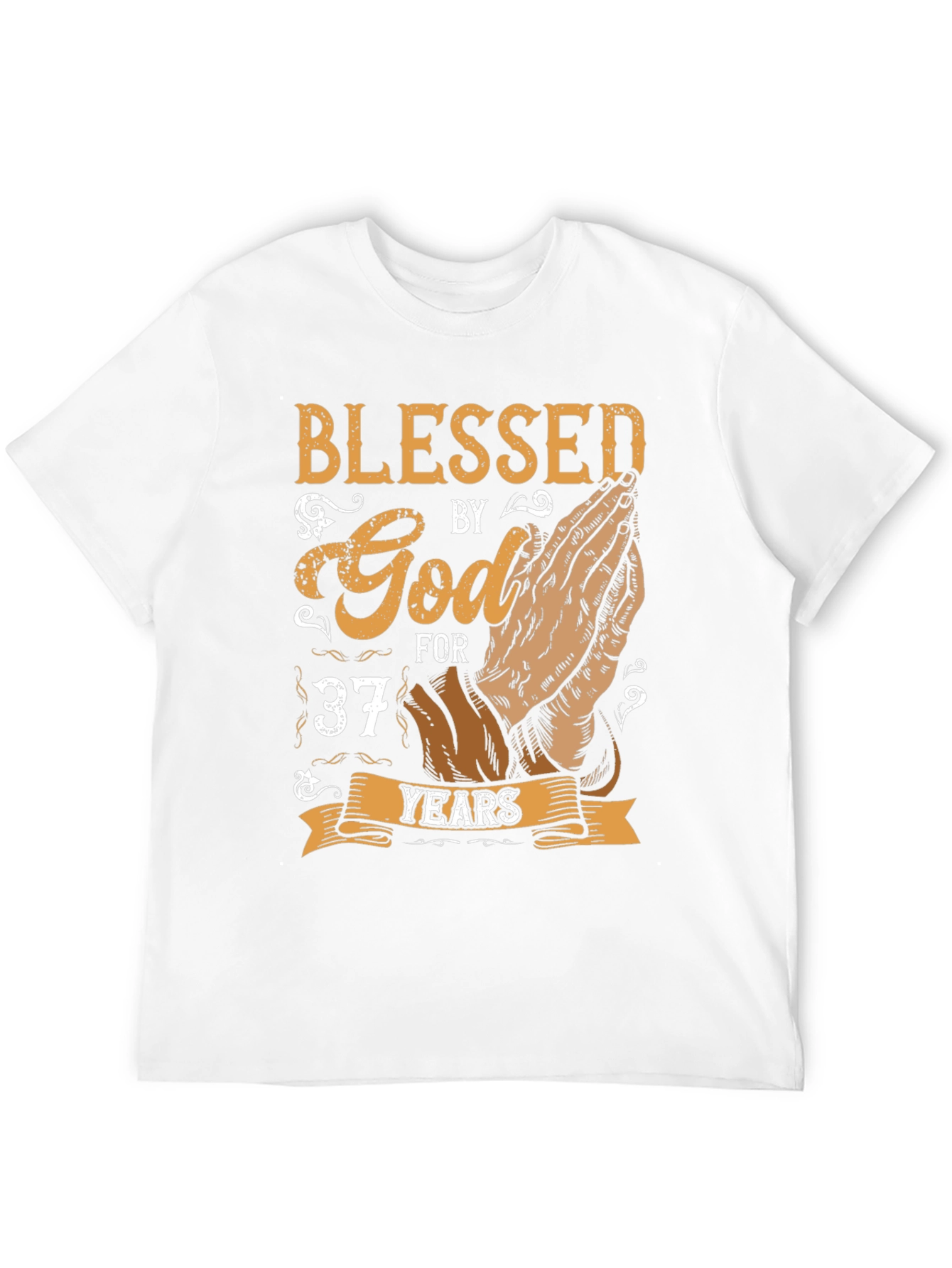 Blessed by God Graphic Tee - 37 Years