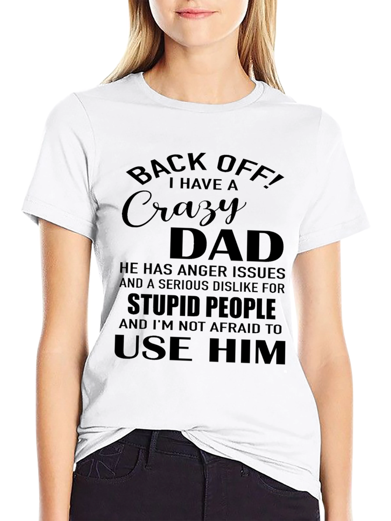 Crazy Dad Graphic T-Shirt
