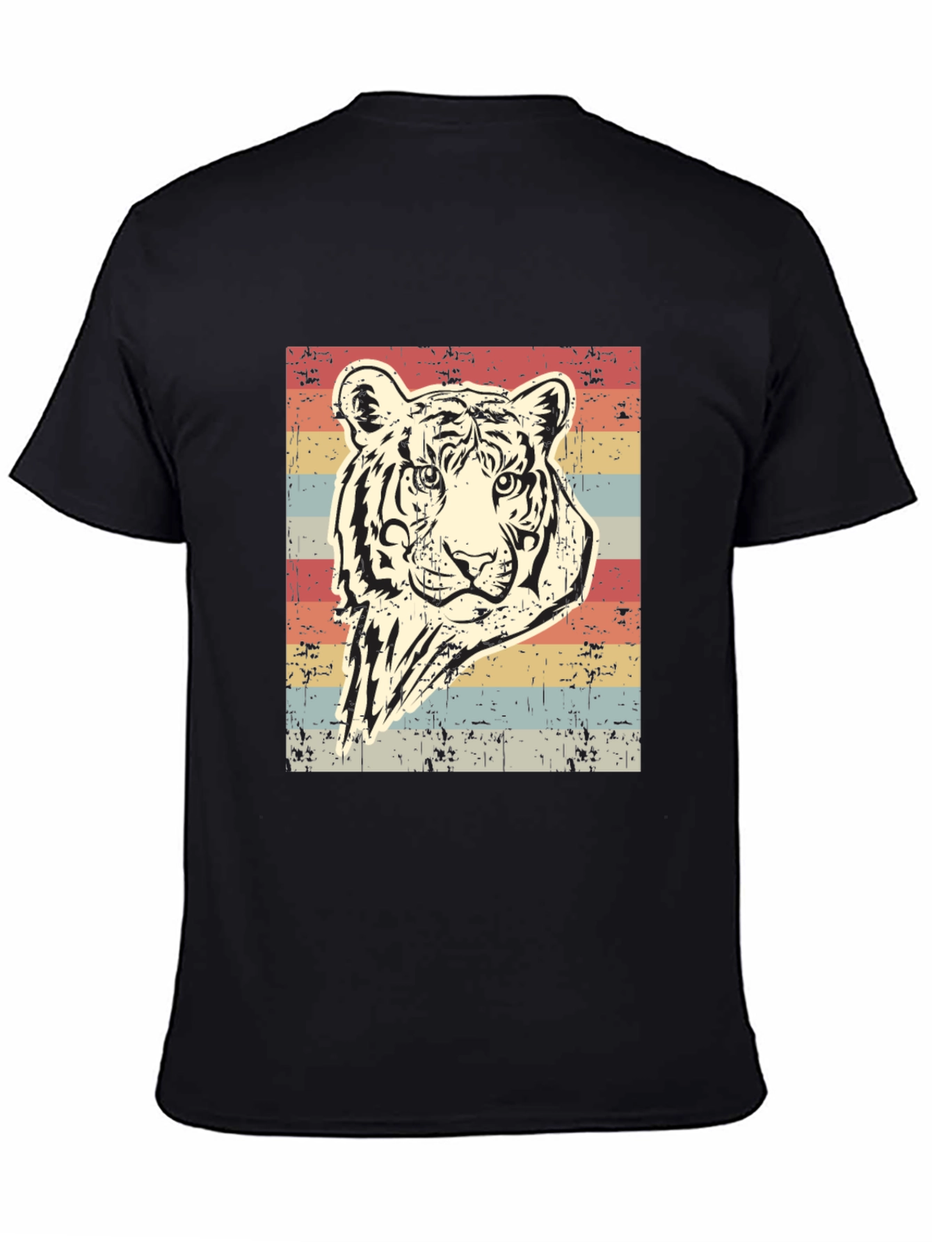 Retro Tiger Graphic T-Shirt