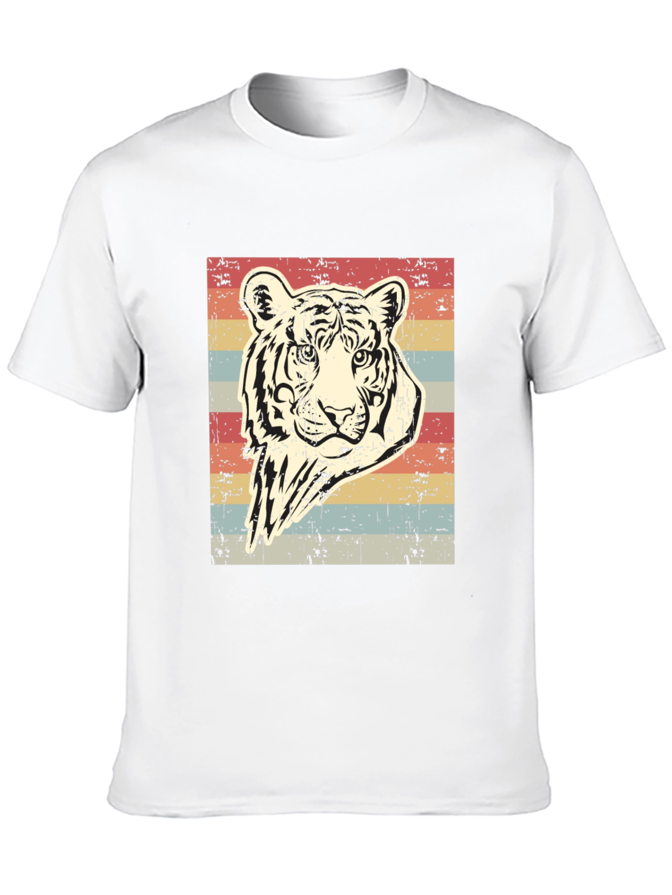 Retro Tiger Graphic T-Shirt