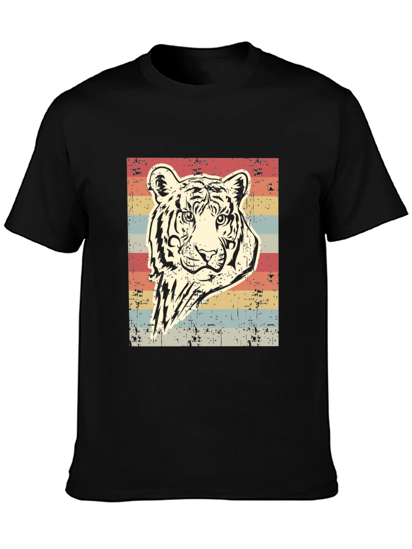 Retro Tiger Graphic T-Shirt