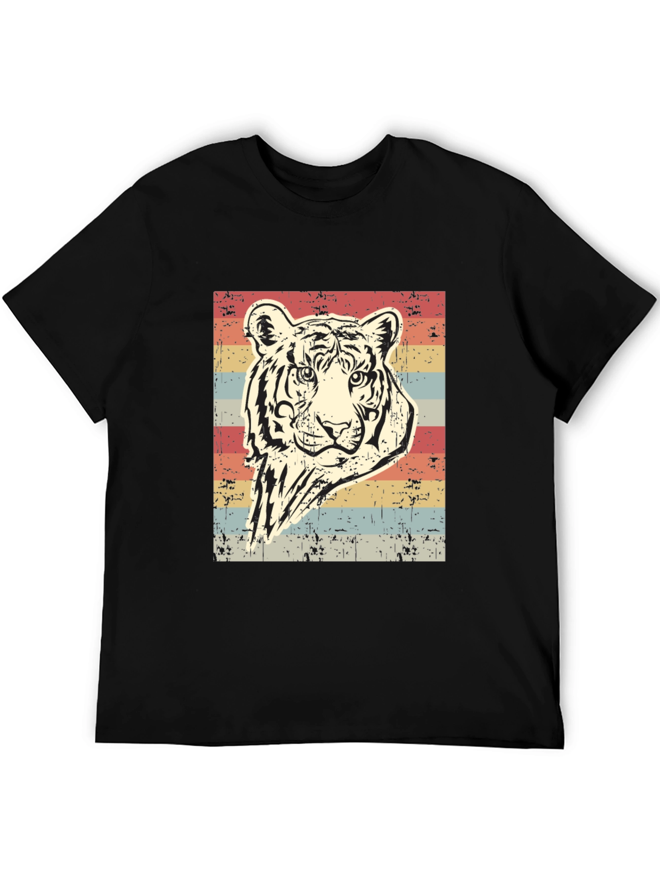 Retro Tiger Graphic T-Shirt