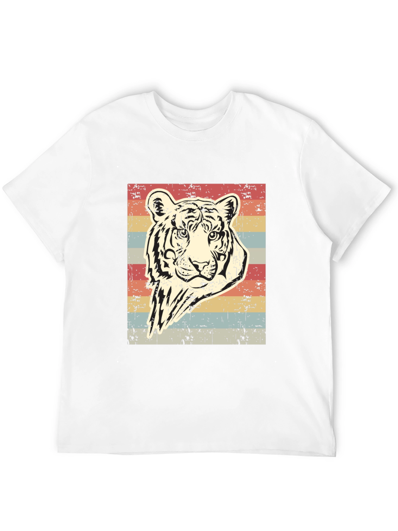 Retro Tiger Graphic T-Shirt