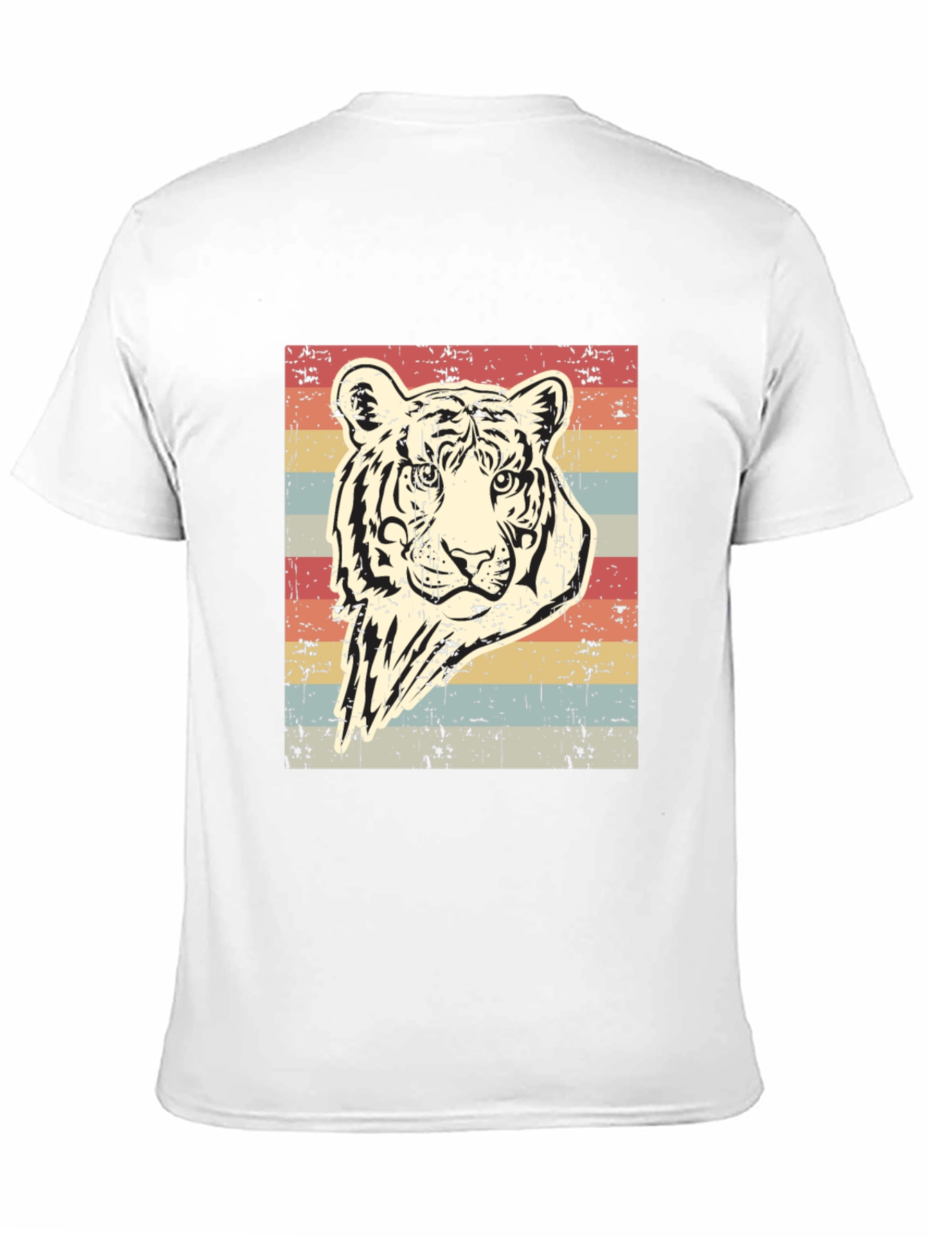 Retro Tiger Graphic T-Shirt