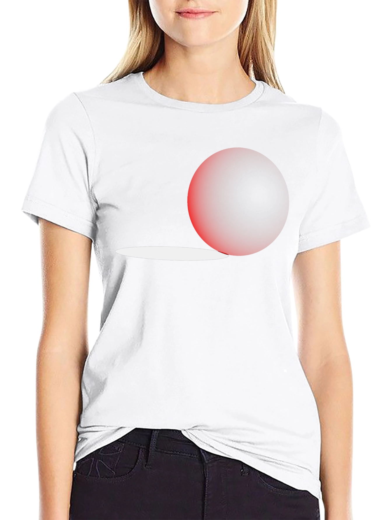 Modern Eclipse Graphic Tee - Stylish Black T-Shirt
