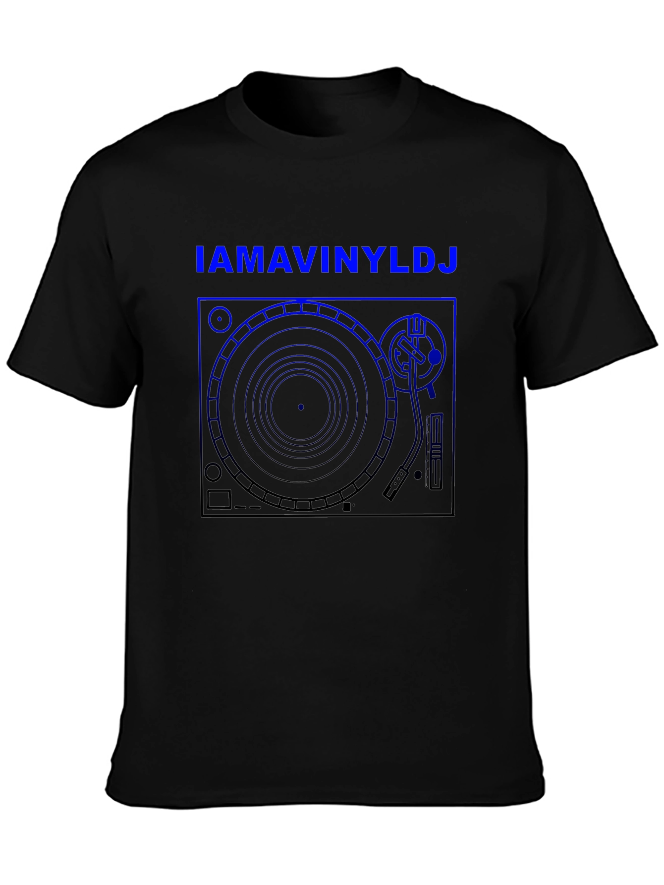 IAMAVINYLDJ T-Shirt - DJ Turntable Graphic Tee