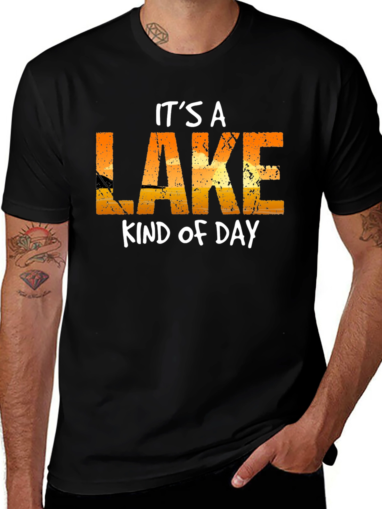Its A Lake Kind of Day Graphic Tee