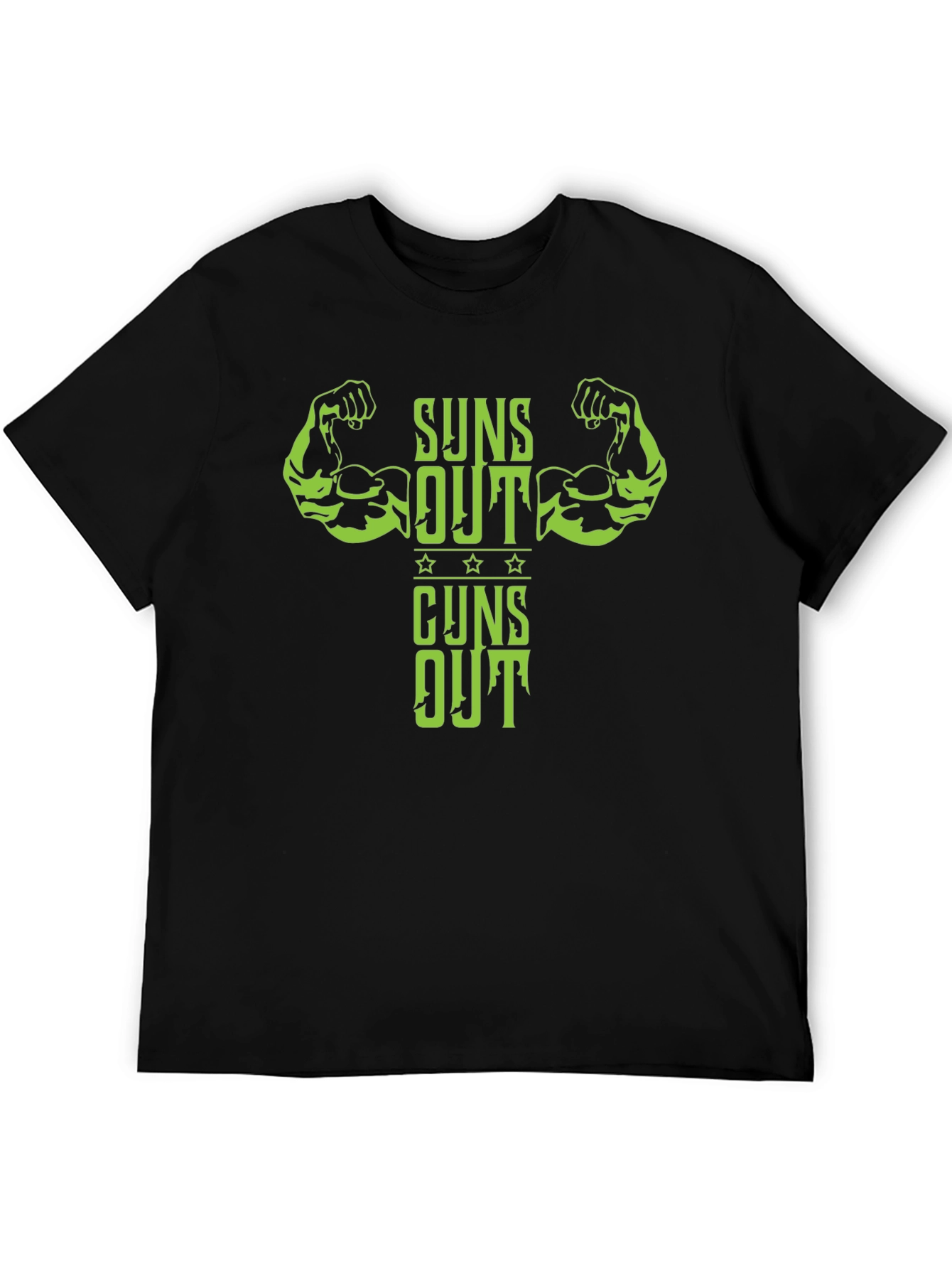 Suns Out Guns Out Mens T-Shirt