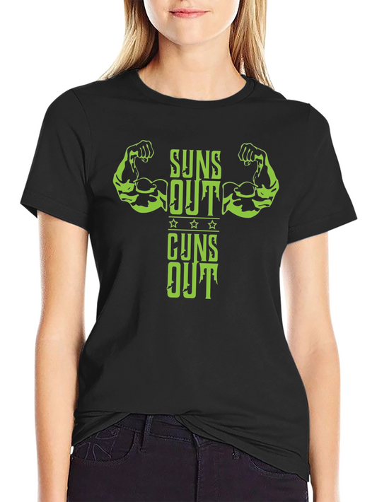 Suns Out Guns Out Mens T-Shirt