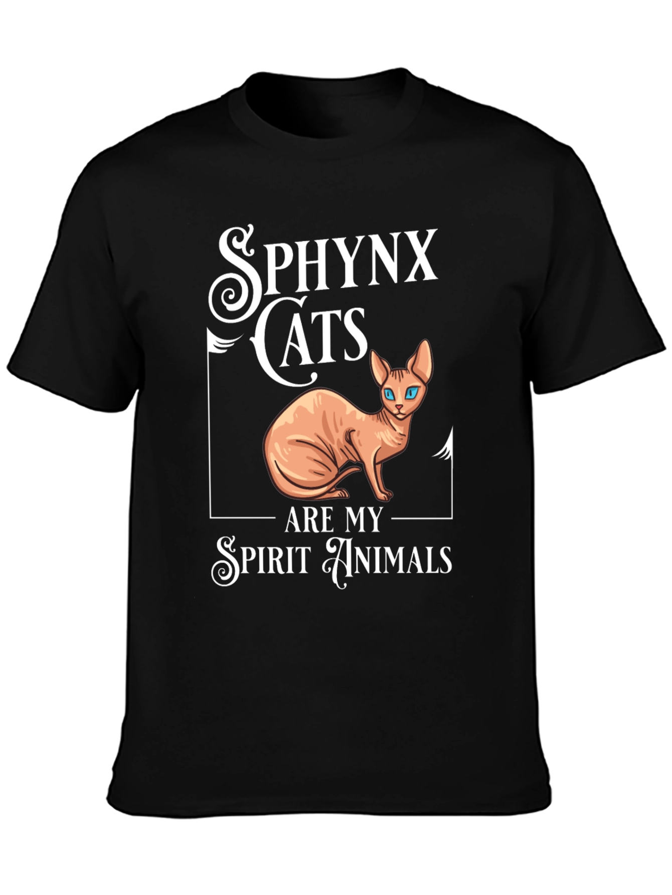 Sphynx Cat Spirit Animal Graphic Tee
