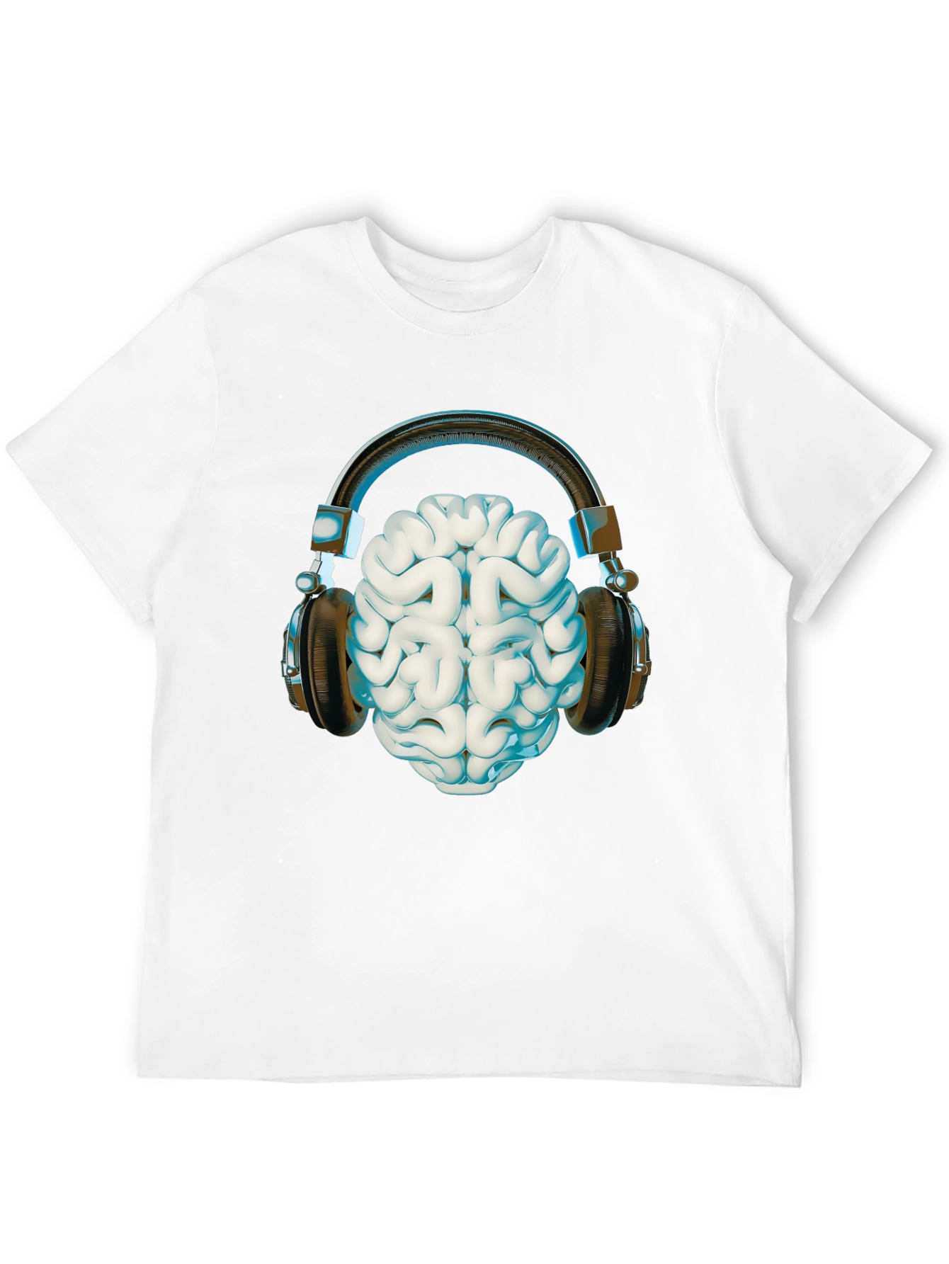 Brain Music Headphones T-Shirt