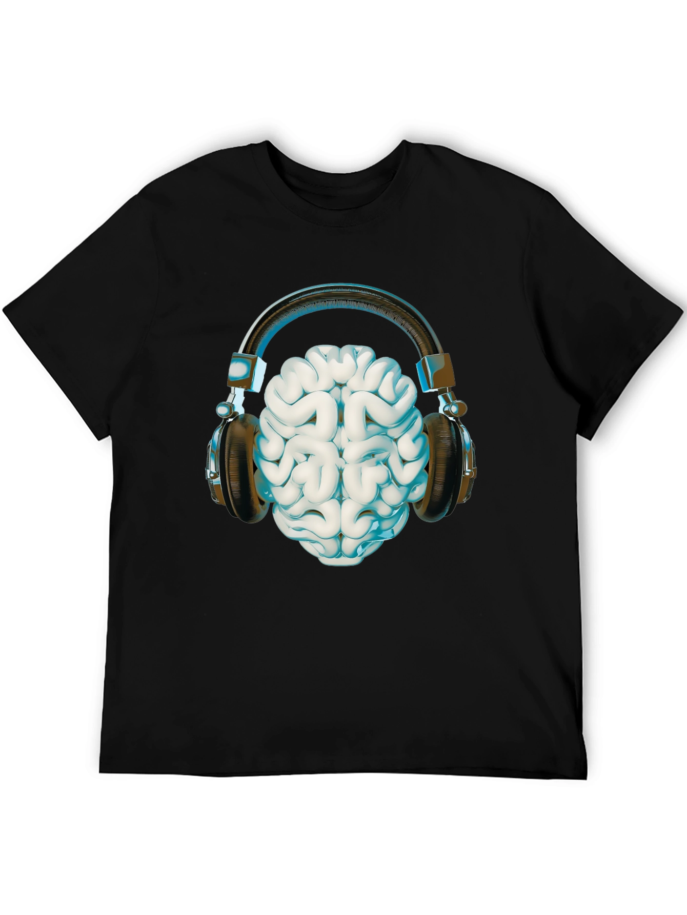 Brain Music Headphones T-Shirt