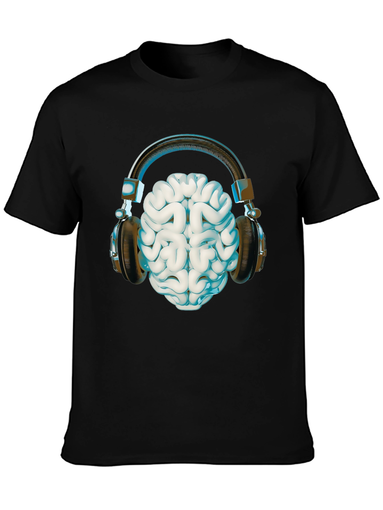 Brain Music Headphones T-Shirt