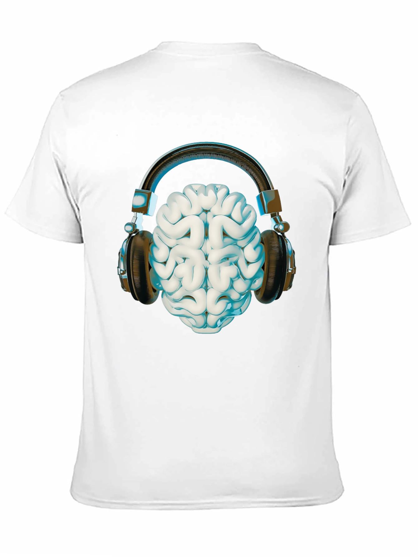 Brain Music Headphones T-Shirt
