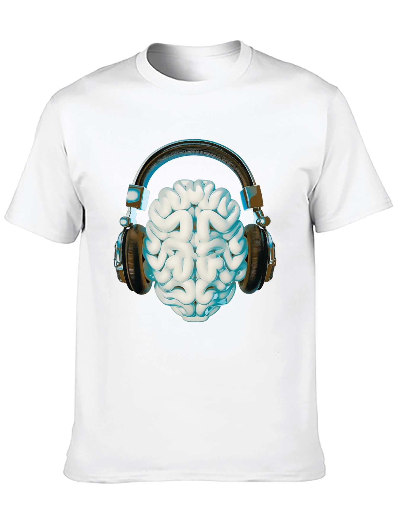Brain Music Headphones T-Shirt