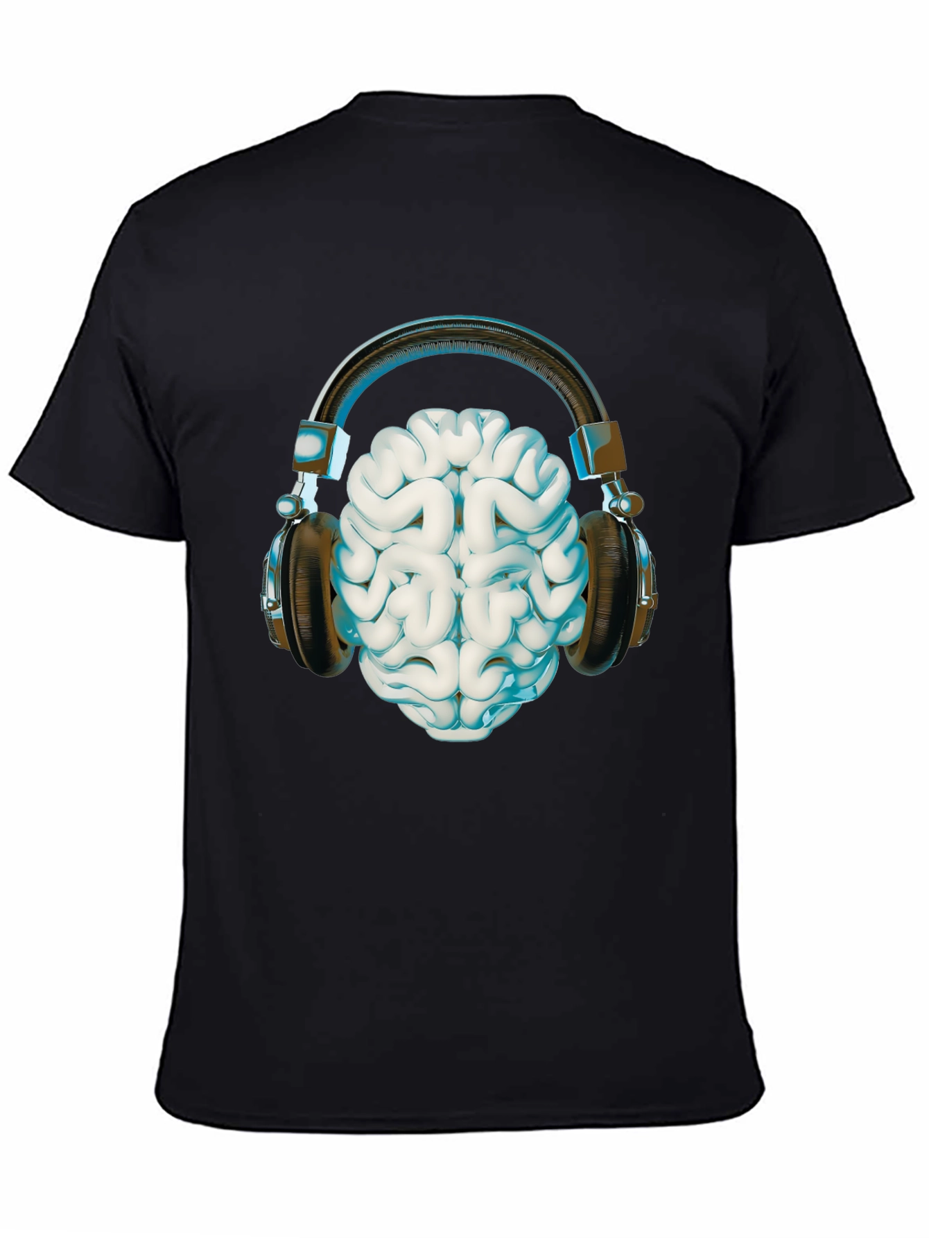 Brain Music Headphones T-Shirt