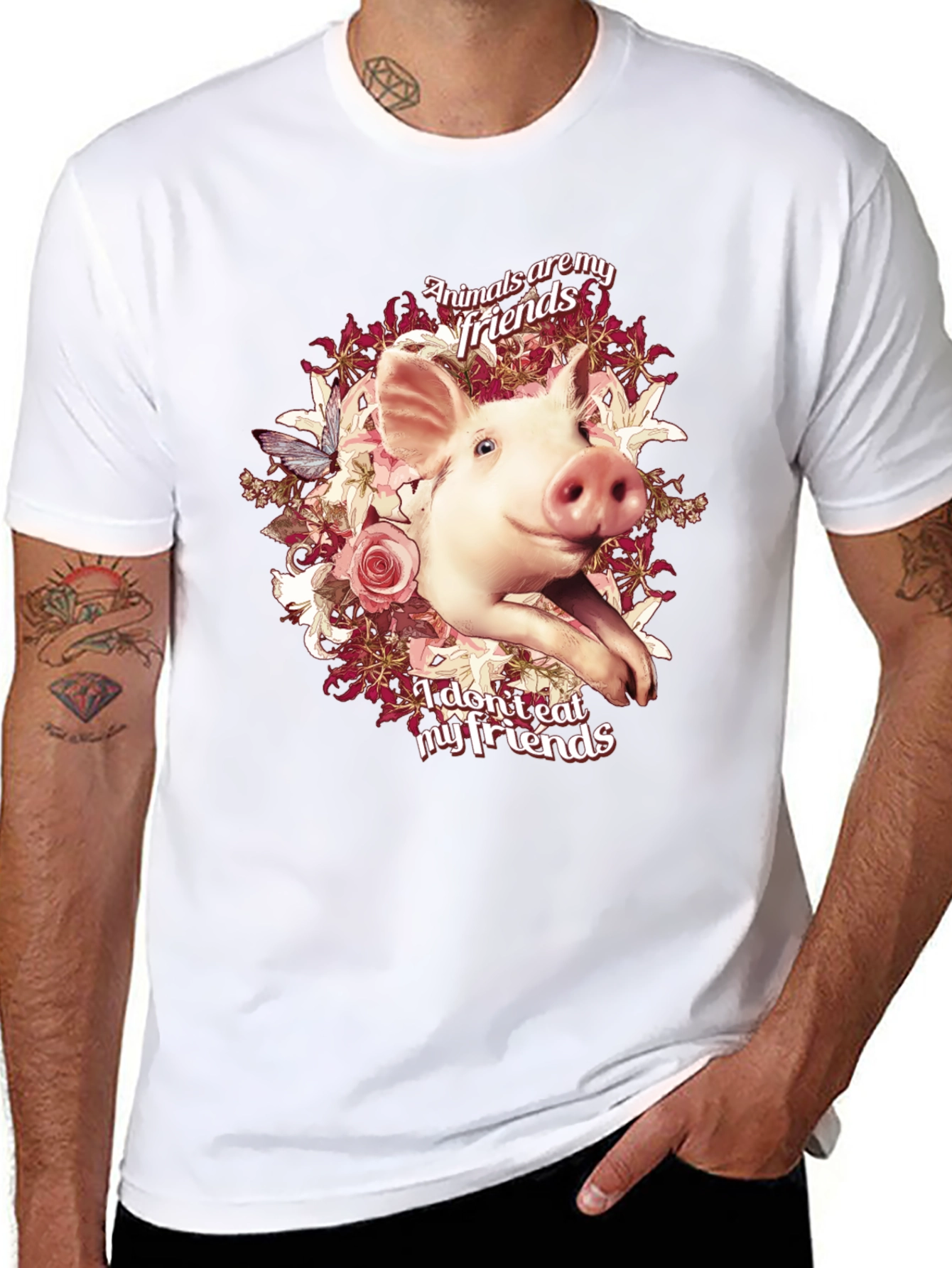 Animals Are My Friends Graphic Tee