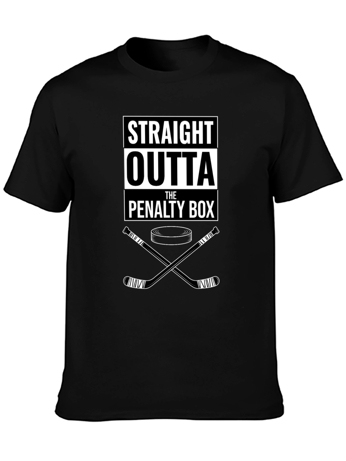Straight Outta The Penalty Box Hockey T-Shirt