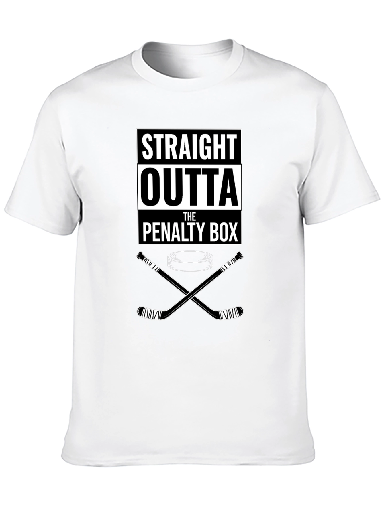 Straight Outta The Penalty Box Hockey T-Shirt